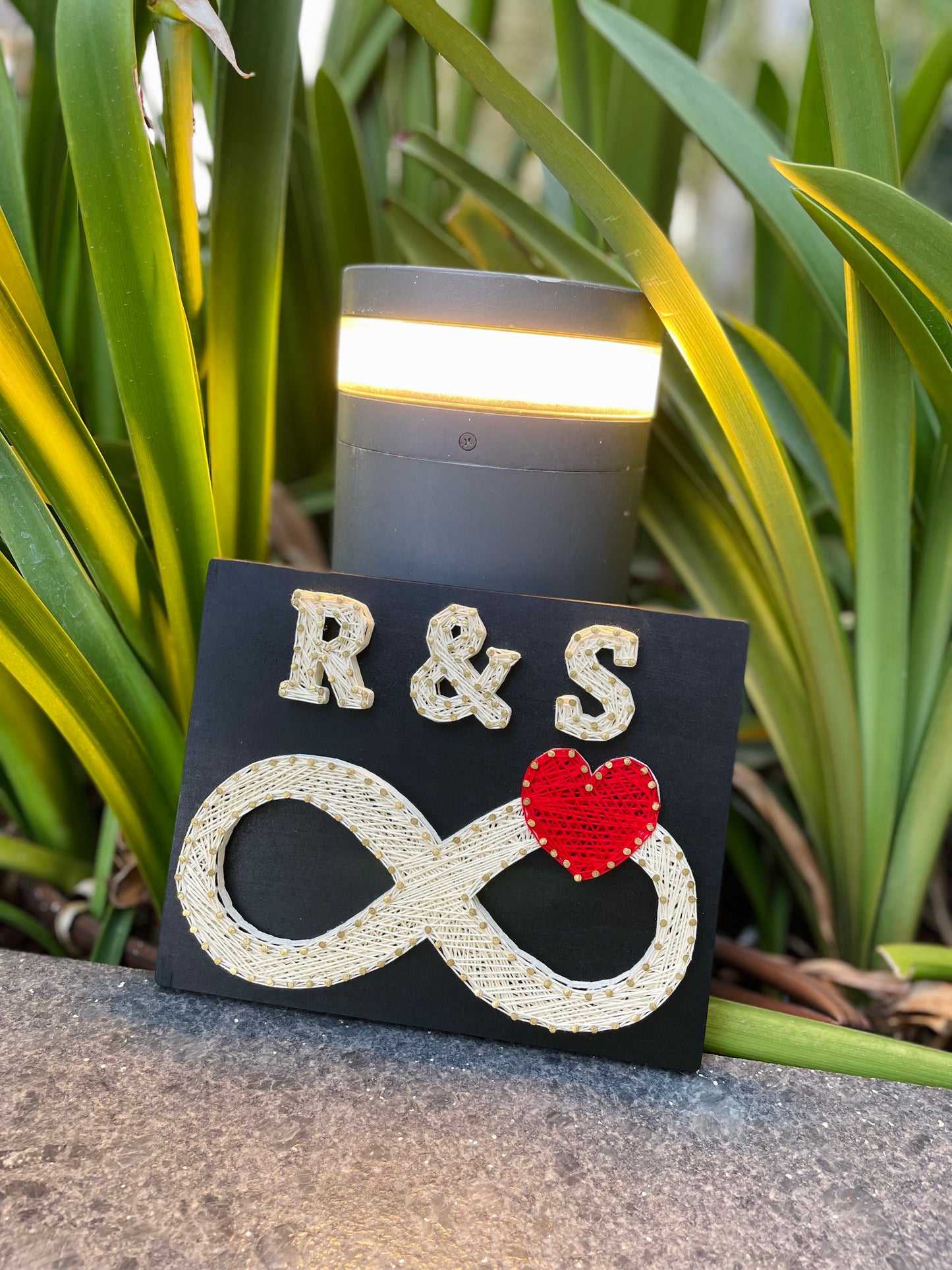 Initials Logo String Art