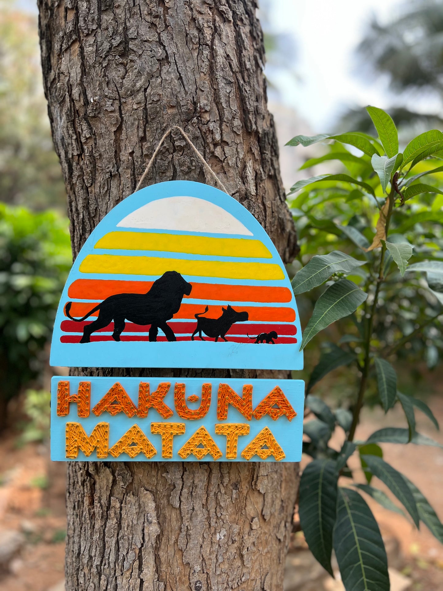 Hakuna Matata: Lion King String Art