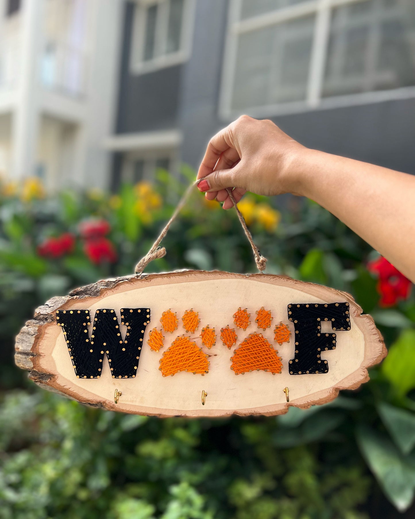 Woof String Art
