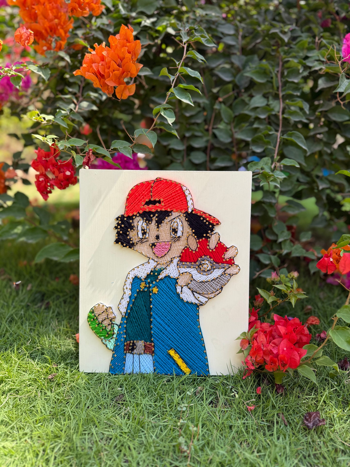 Ash Ketchum Pokemon String Art