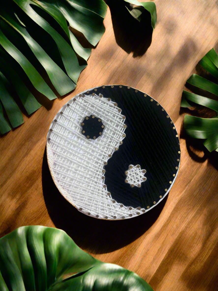 Yin Yang String Art