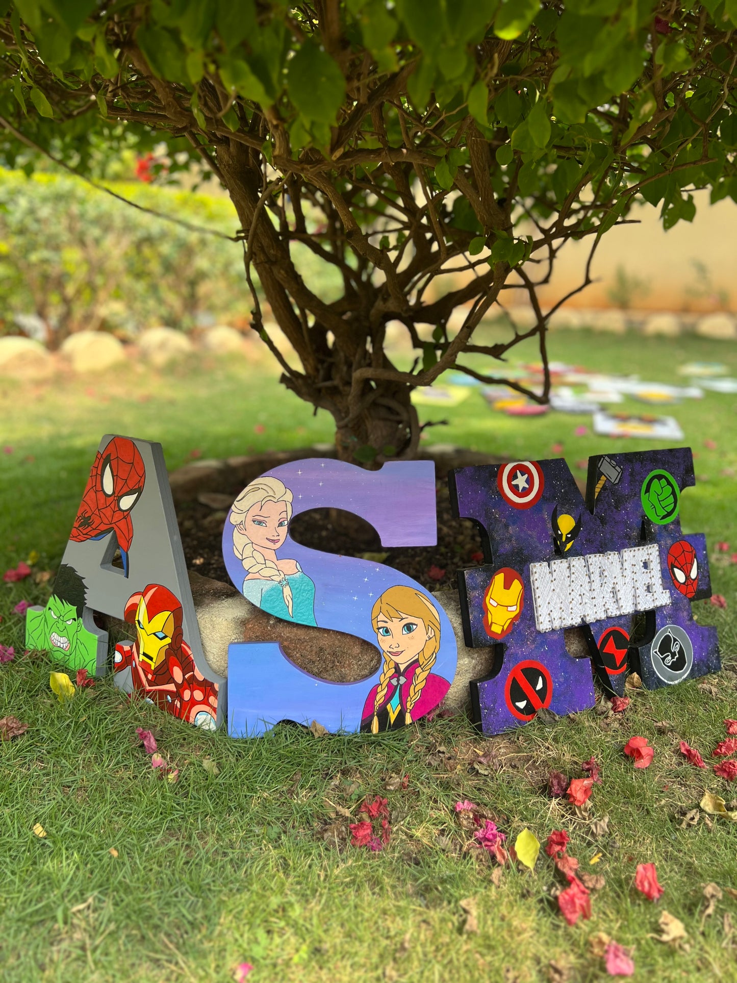 Hand Painted Alphabets