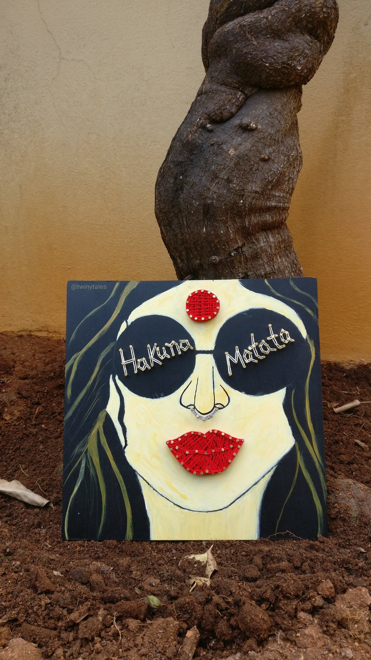 Hakuna Matata Woman String Art