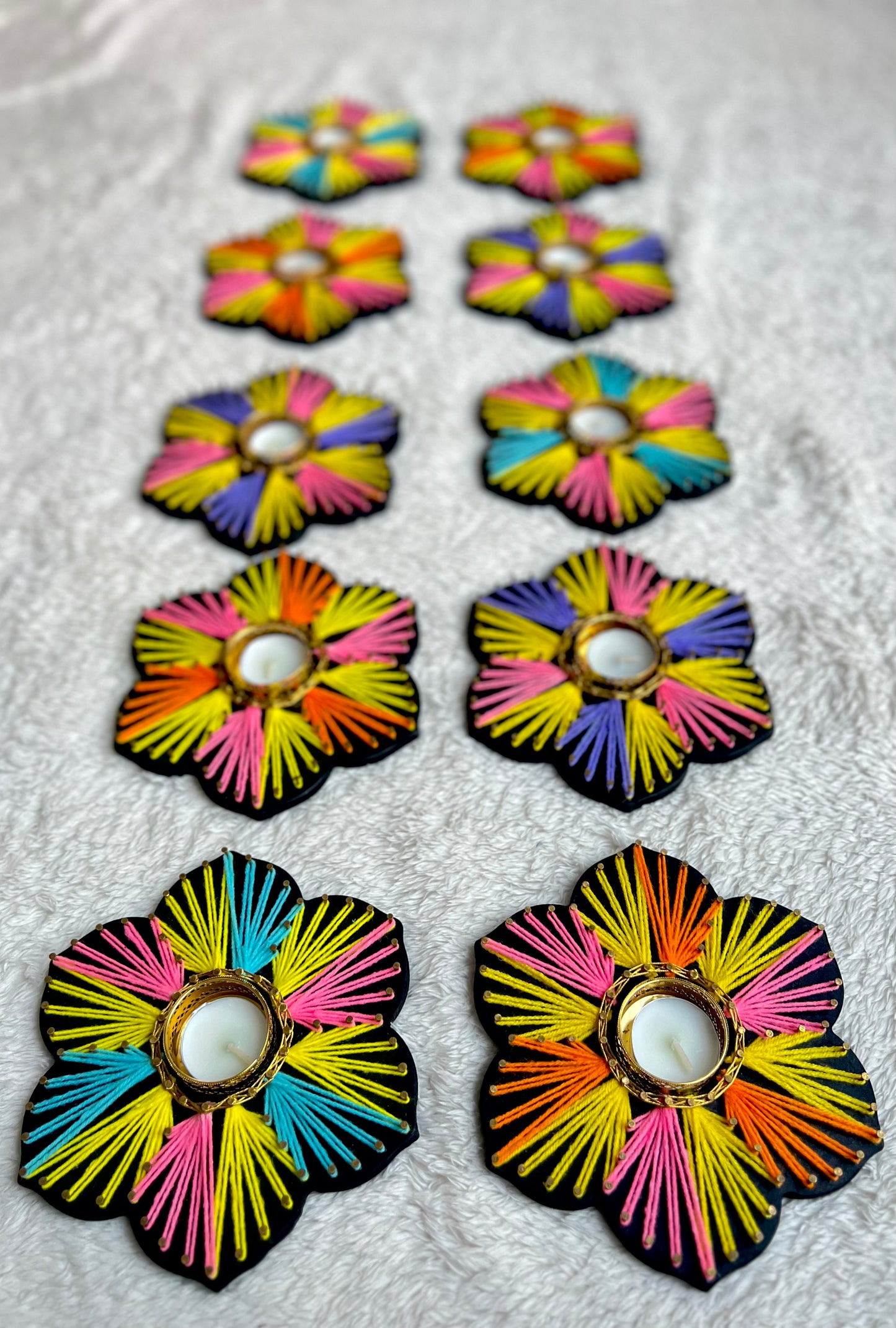 Flower Diya Return Gifts String Art