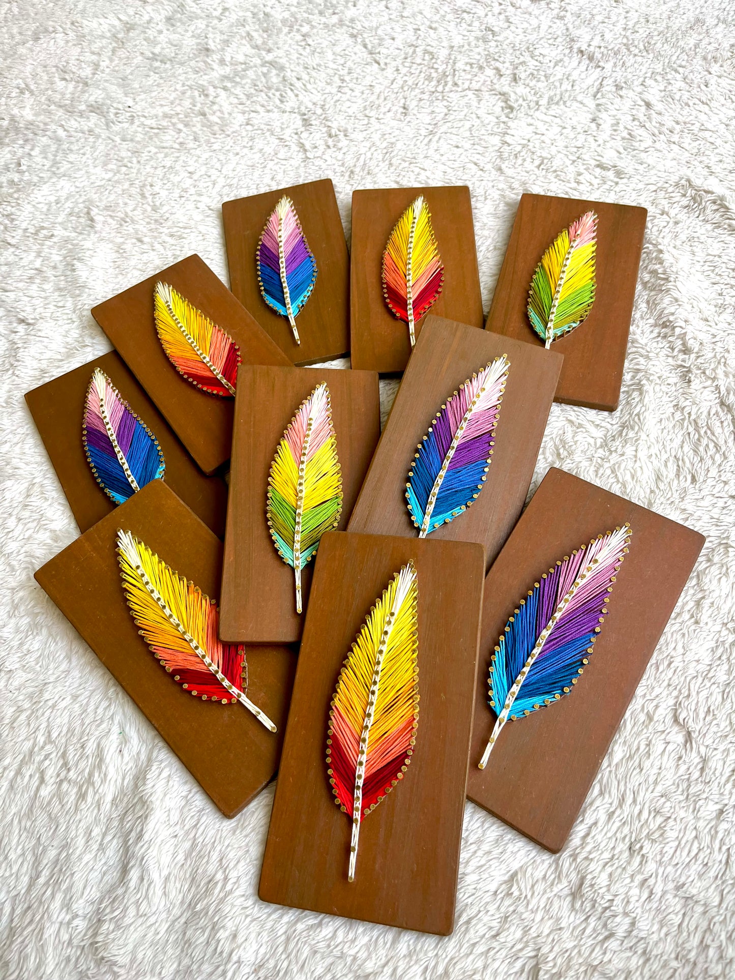 Feather String Art