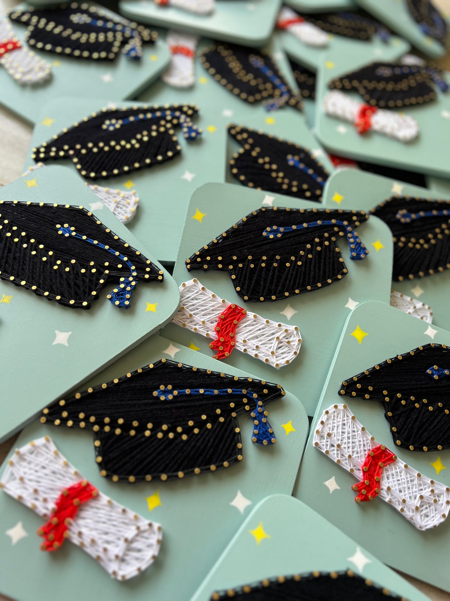 Graduation Hat and Certificate Return Gifts String Art