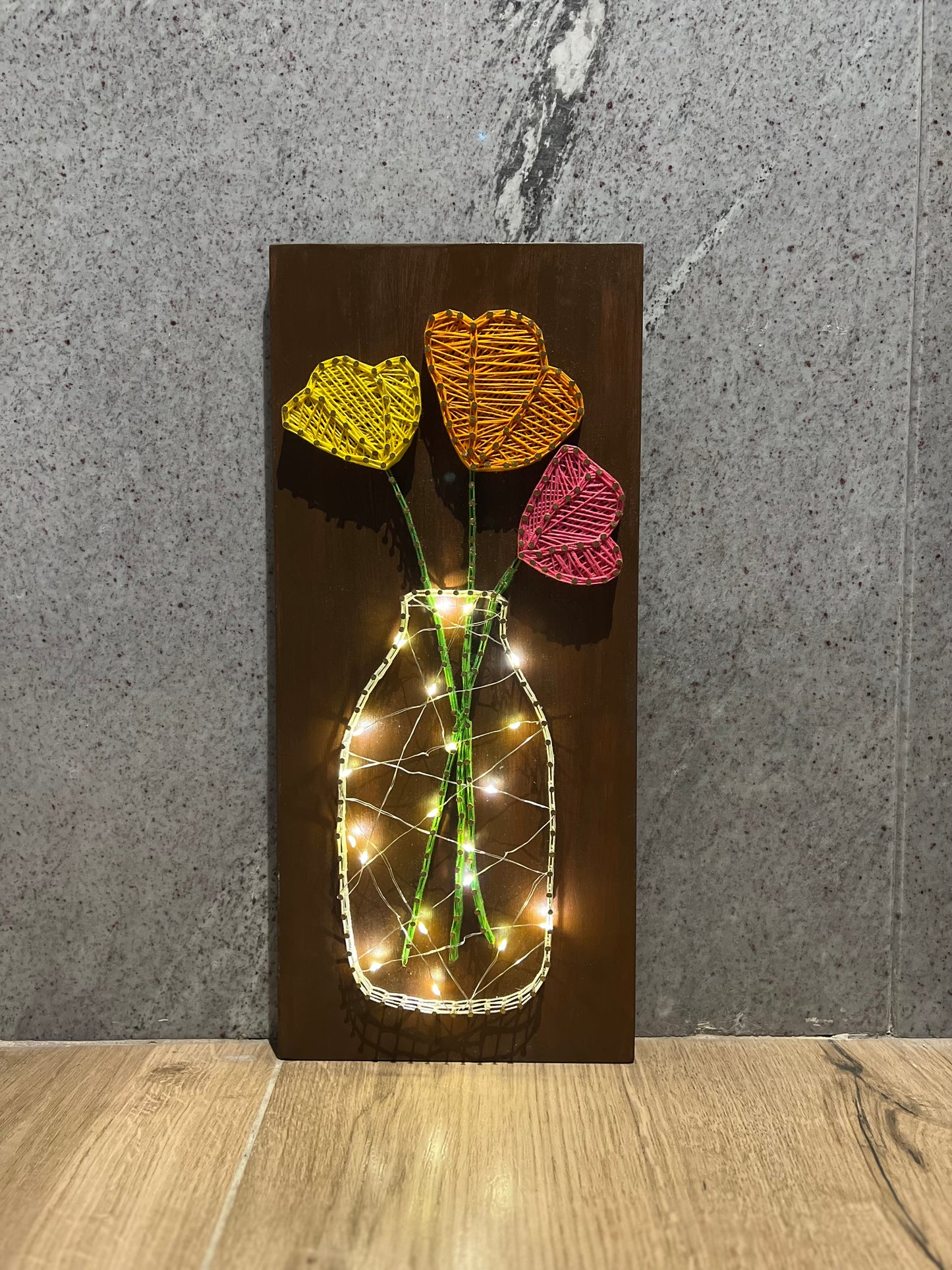Flower Vase String Art
