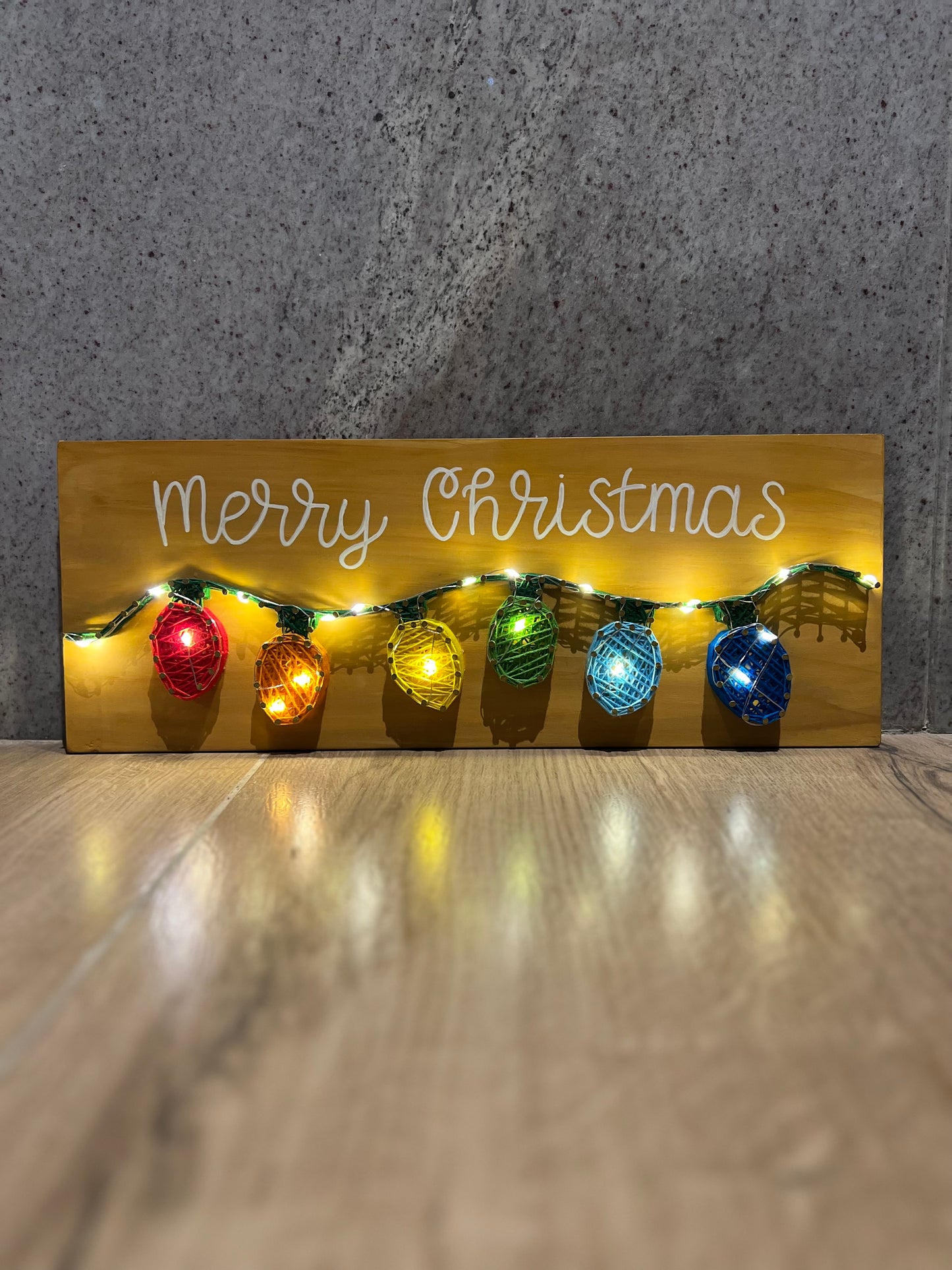Merry Christmas String Art