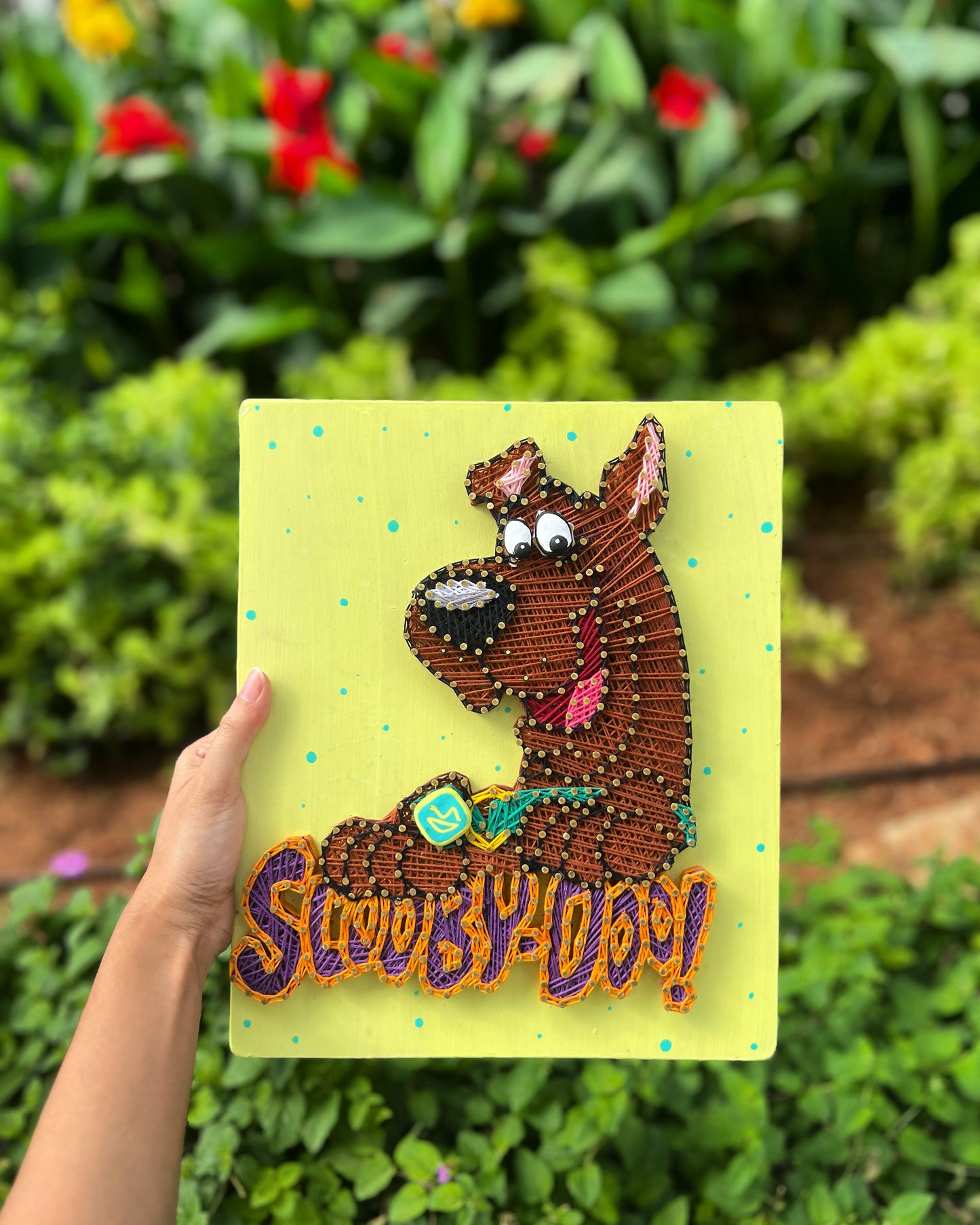 Scooby Doo String Art
