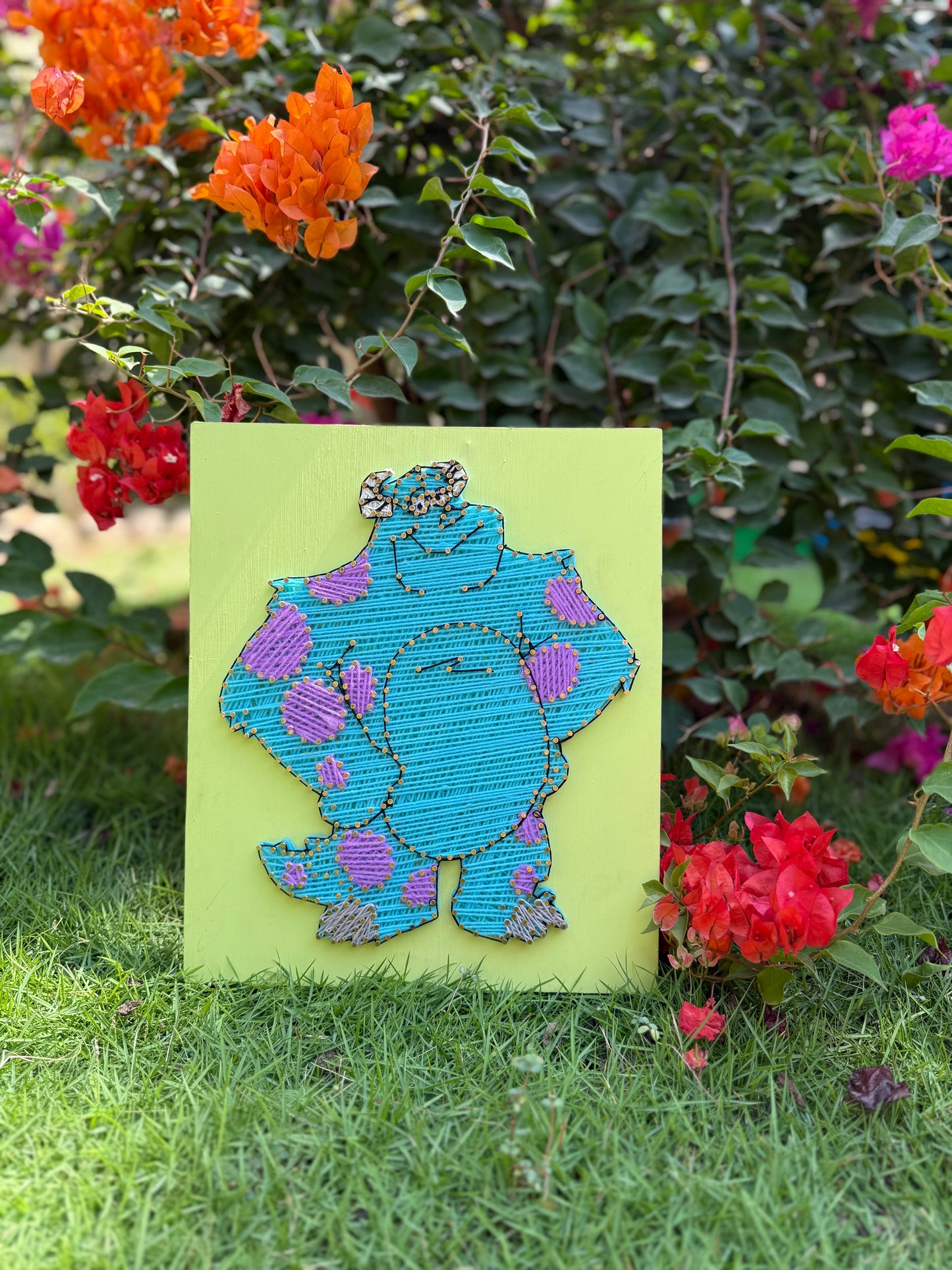 Sulley Monster inc. String Art