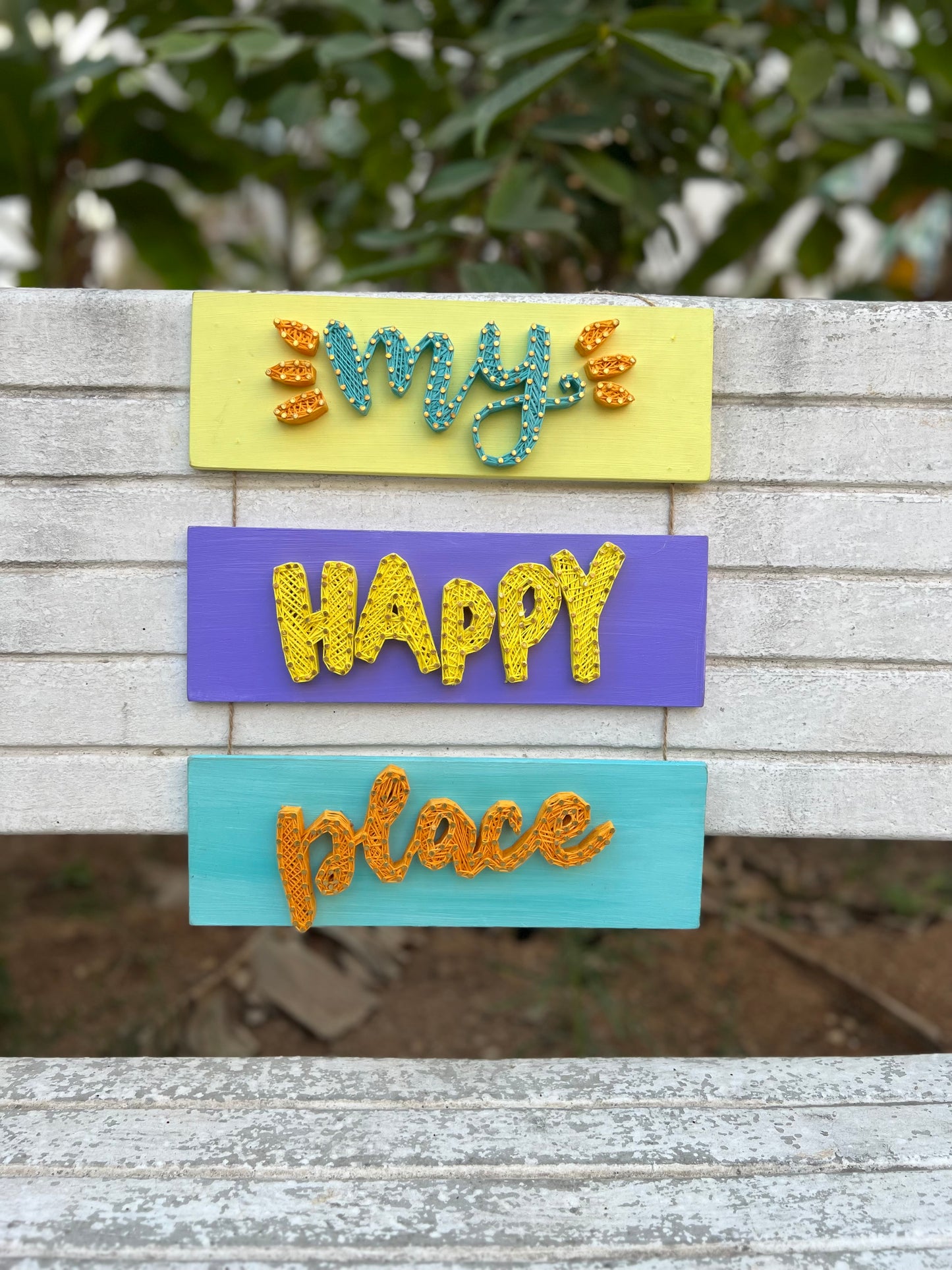 My Happy Place String Art