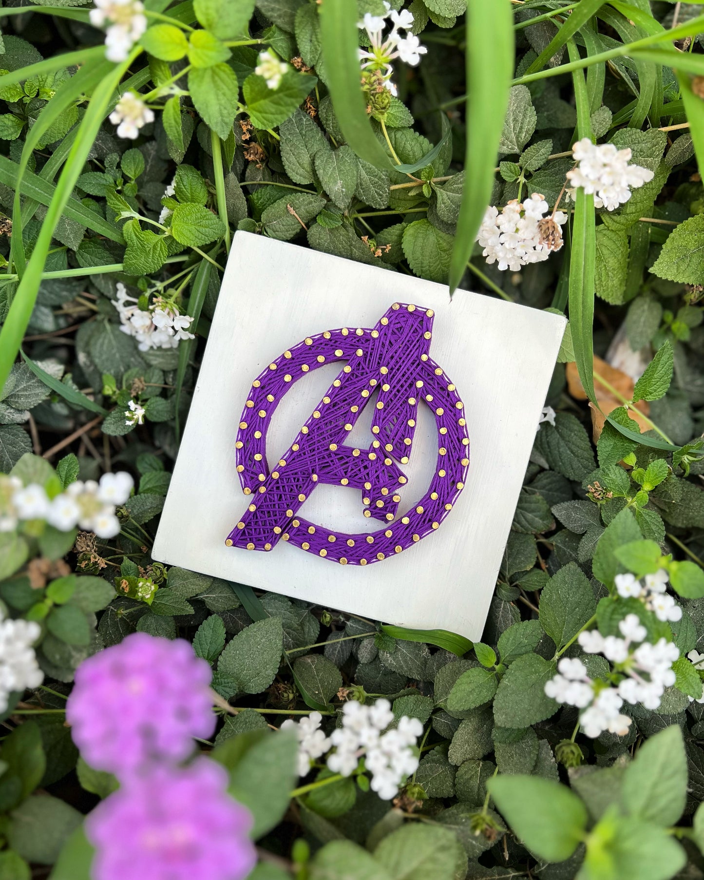 Avengers Small String Art