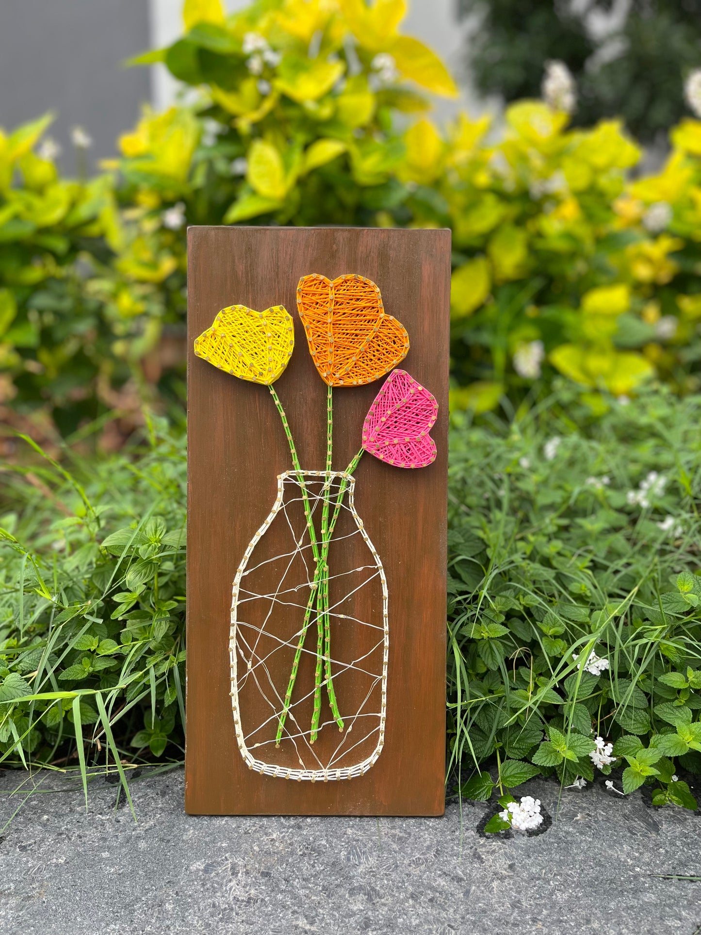 Flower Vase String Art