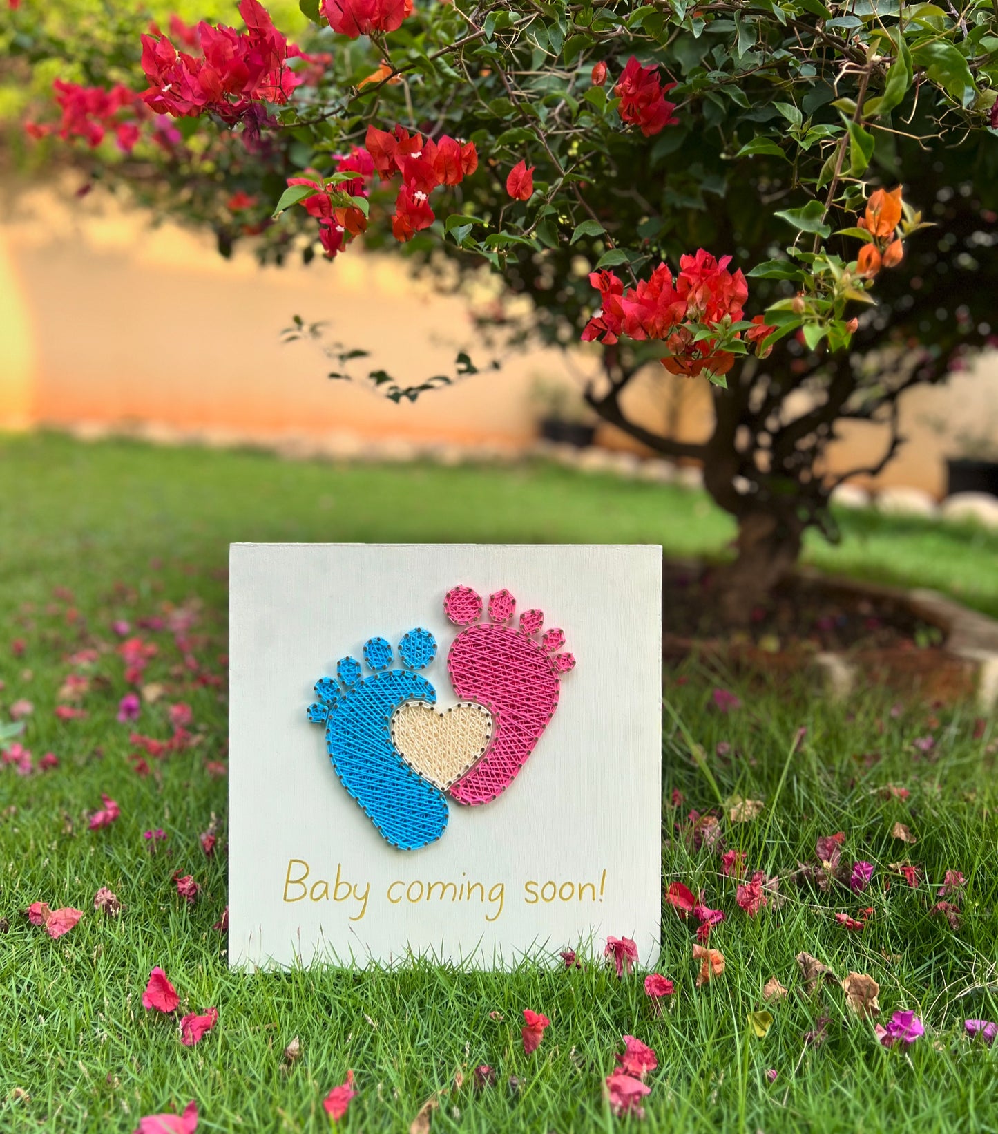 Baby Coming Soon String Art