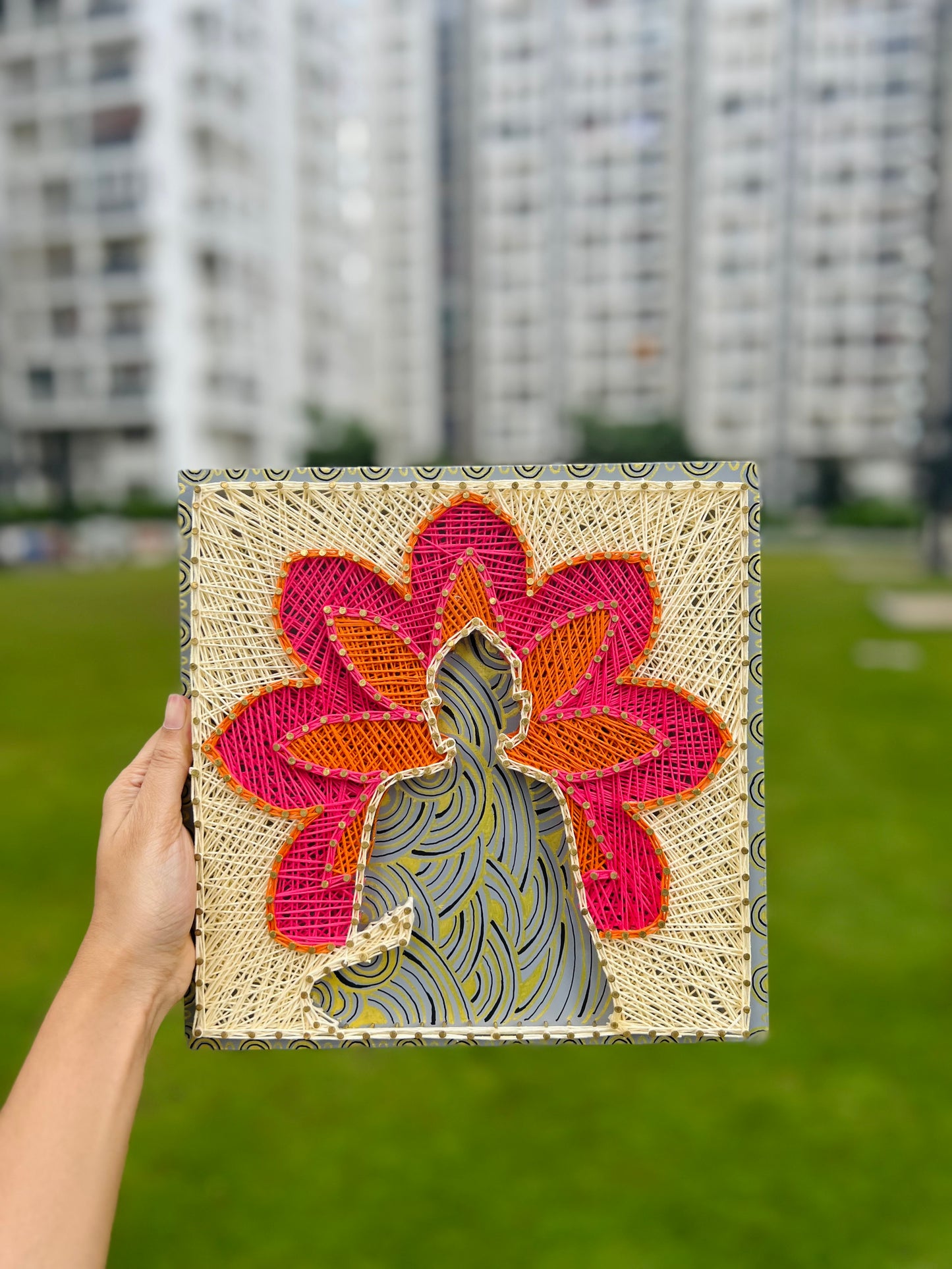 Buddha String Art