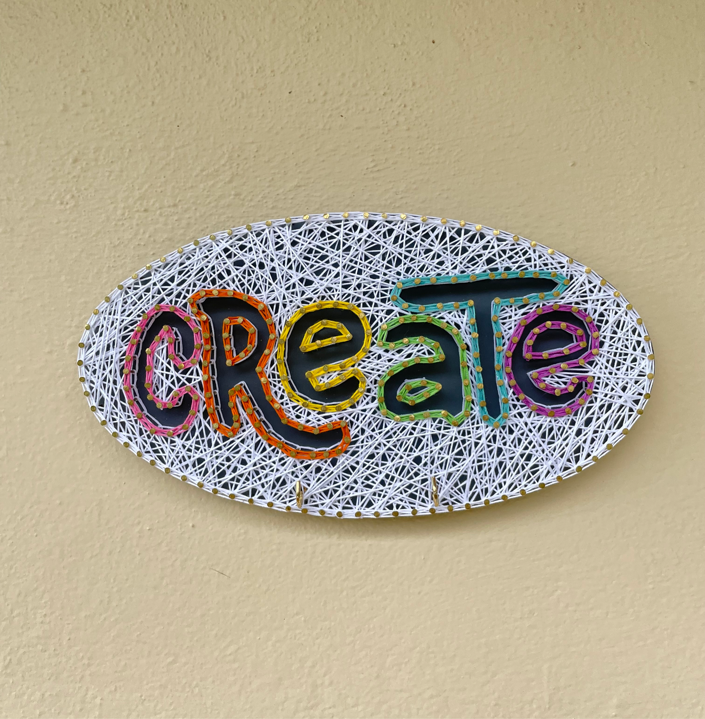 Create Key Holder String Art