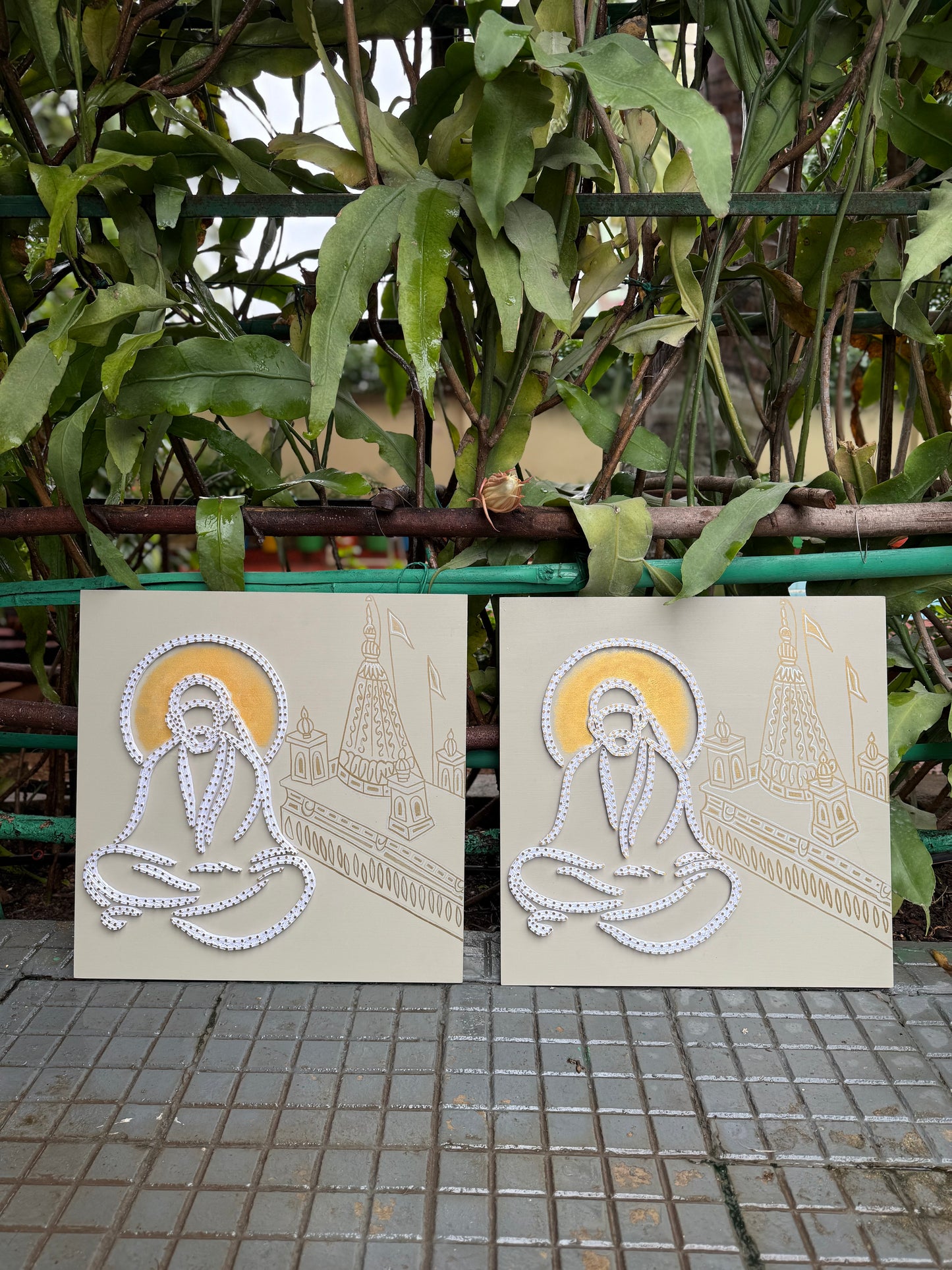 Sai Baba String Art