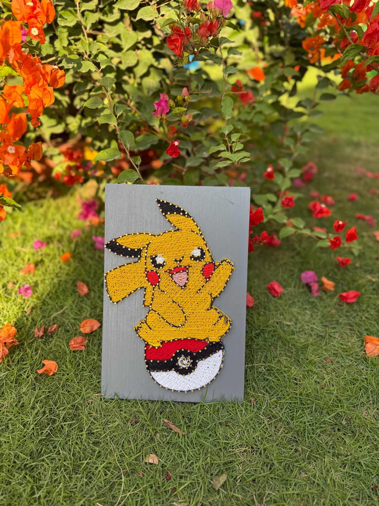 Pikachu String Art