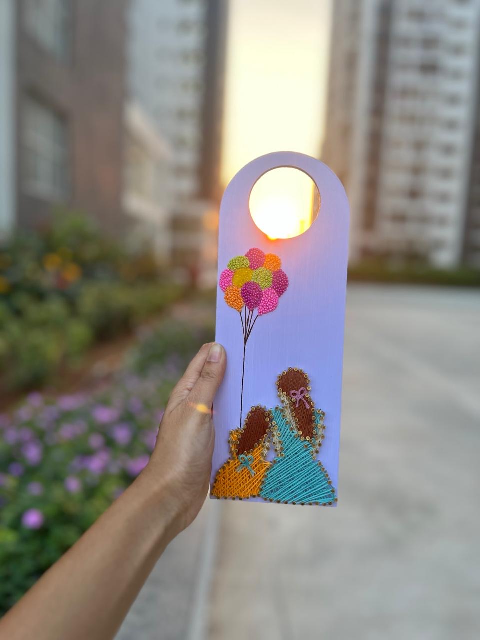 Mother Daughter String Art