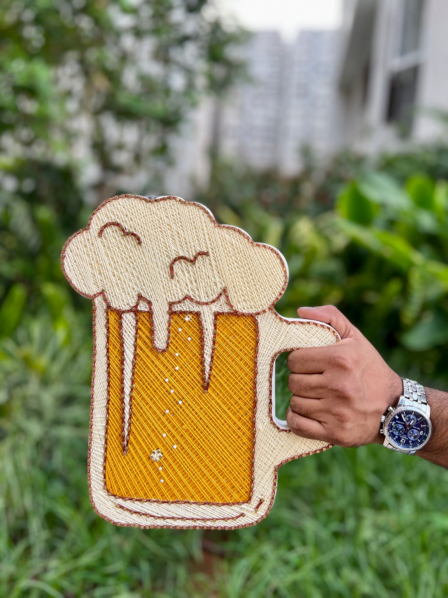 Beer Glass String Art