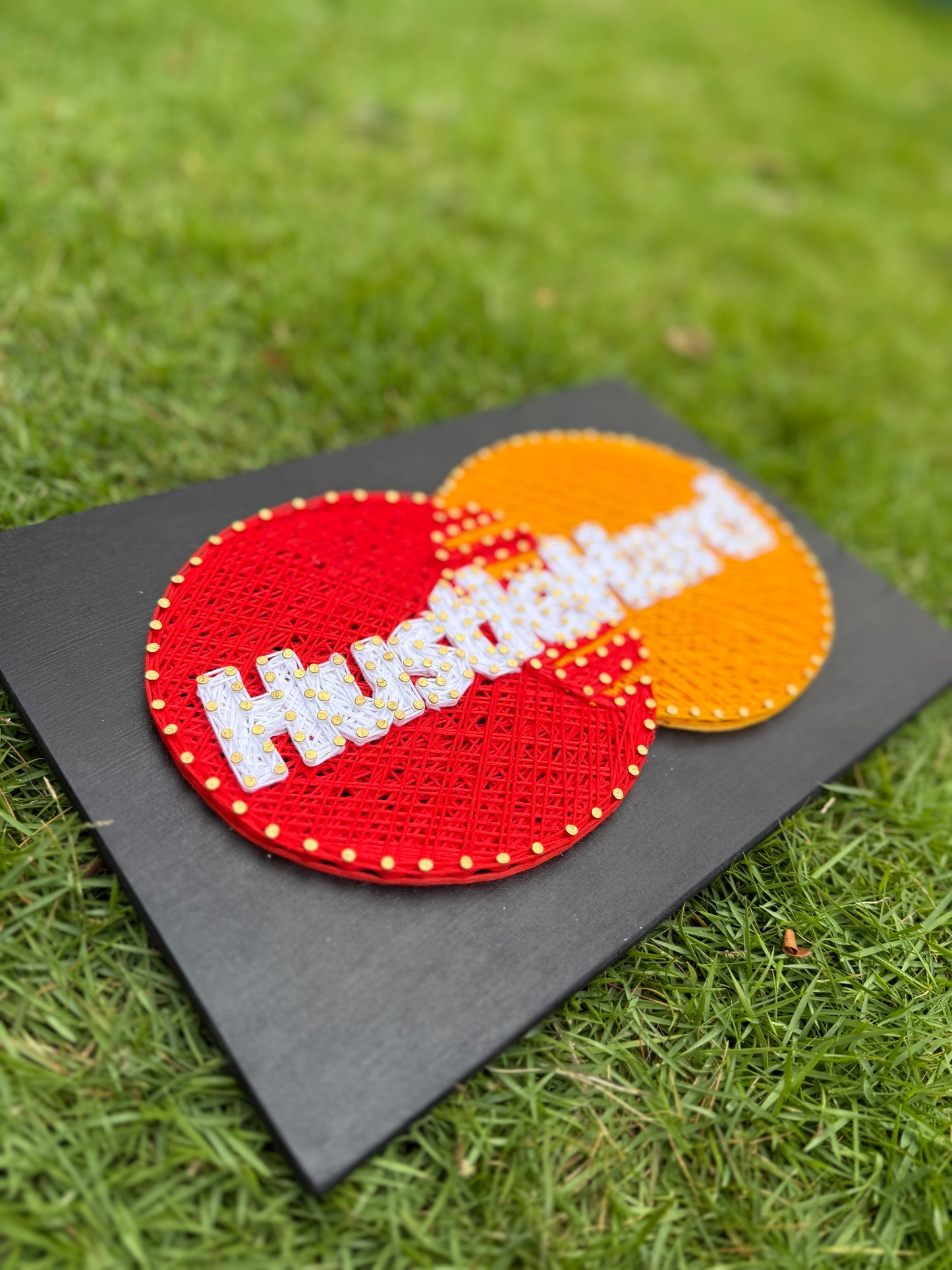 Hustle Hard String Art