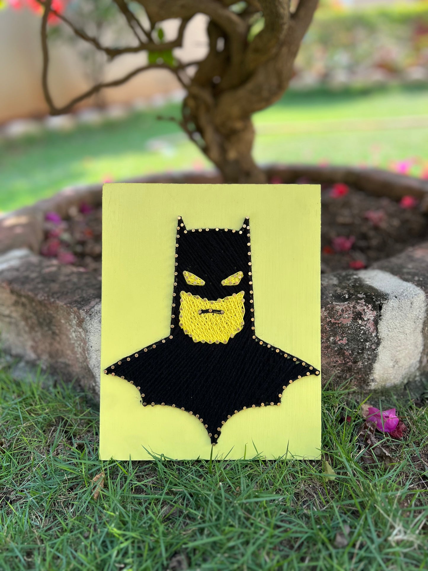 Batman Face String Art