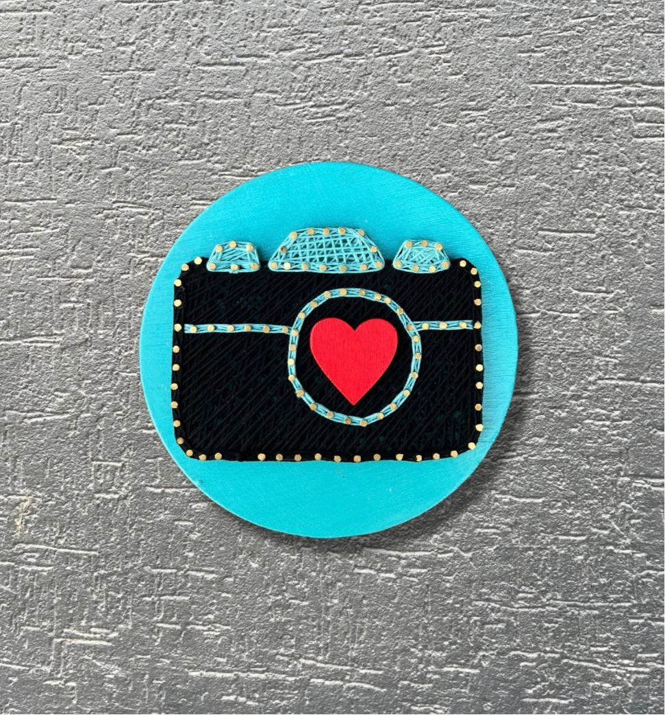 Camera String Art