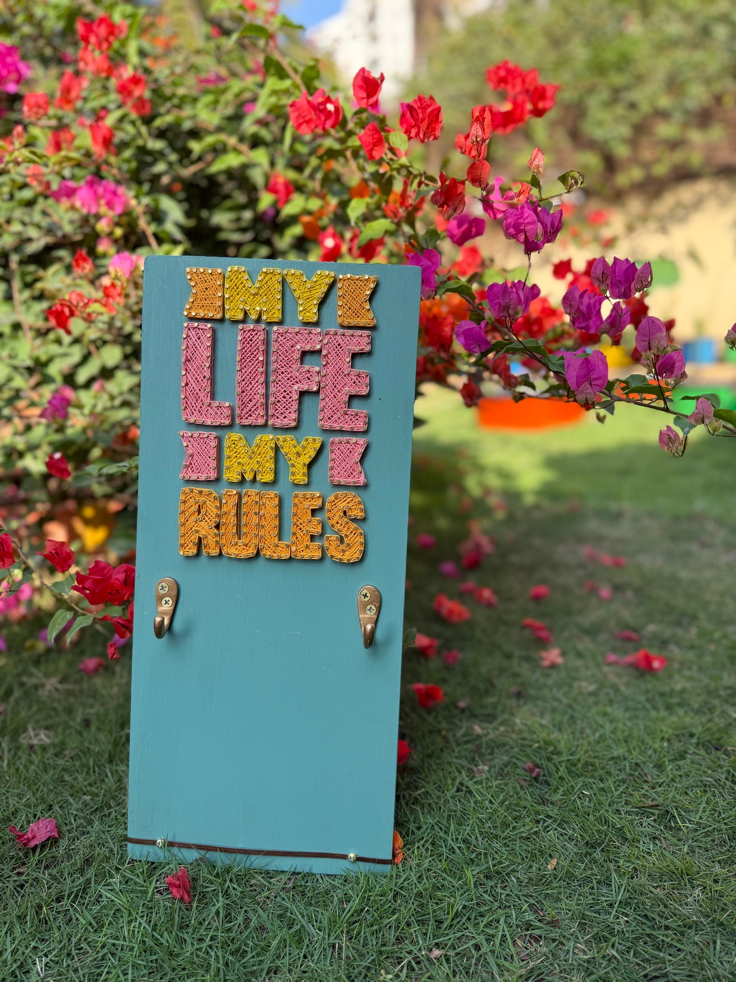 My Life My Rules String Art