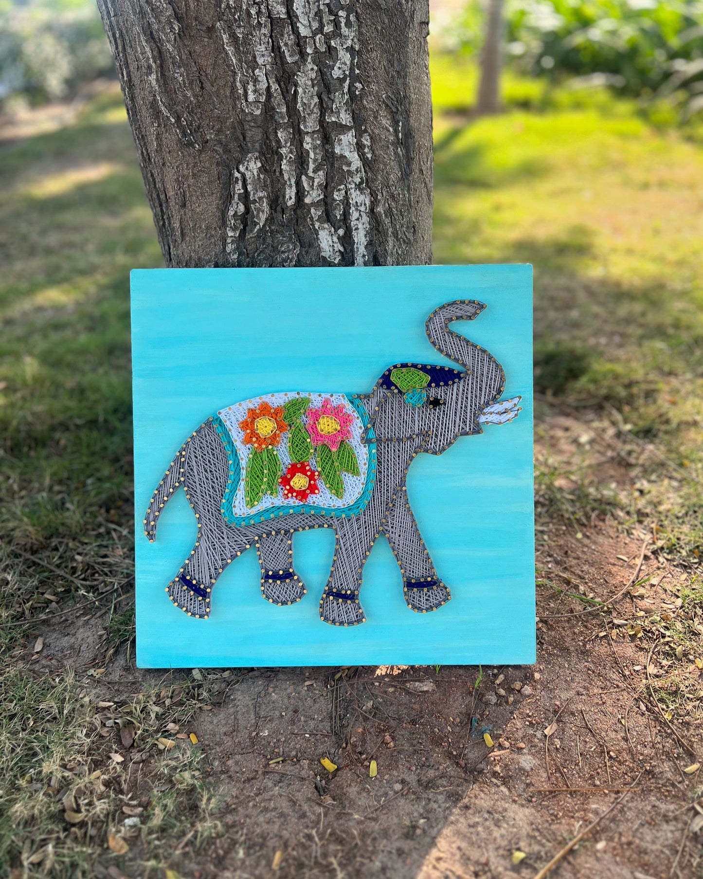 Elephant String Art