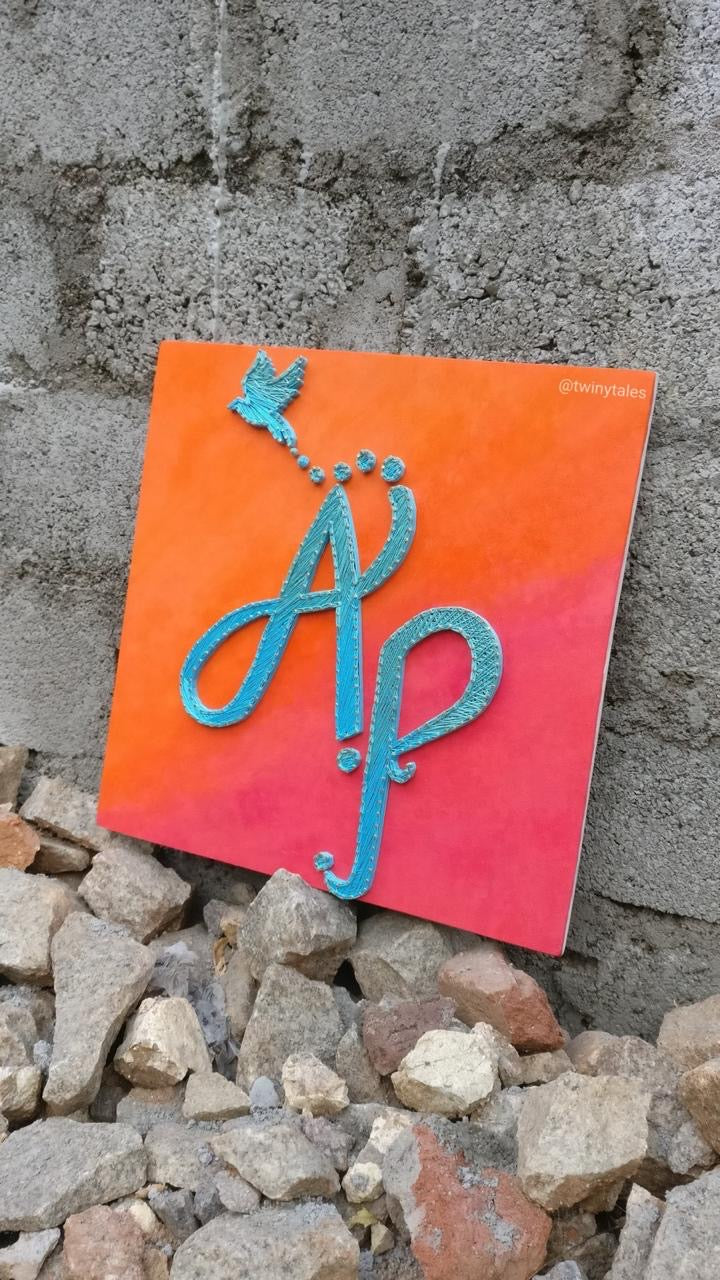 Initials Logo Big String Art