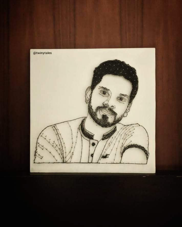 Single Portrait String Art