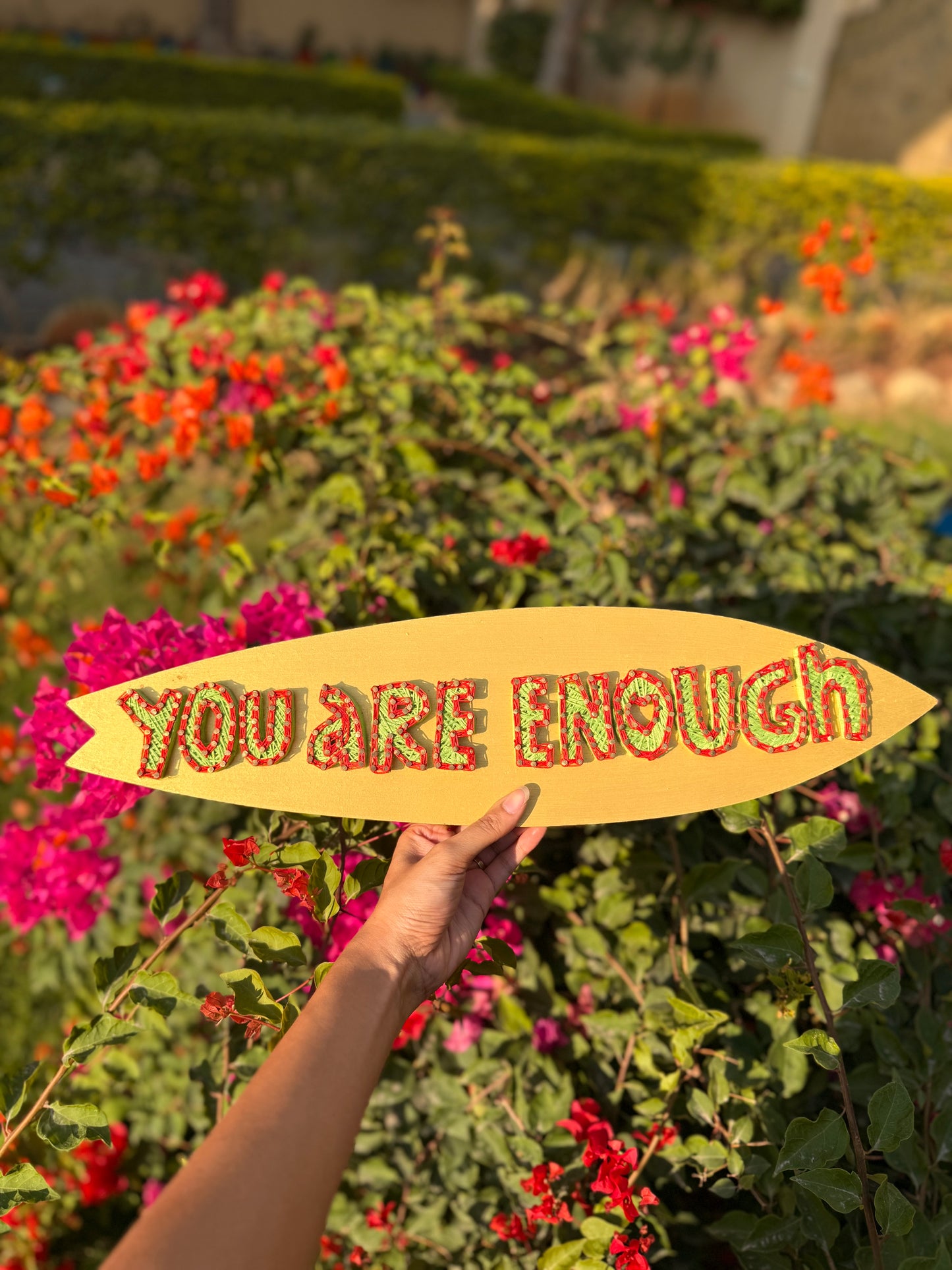 You Are Enough String Art