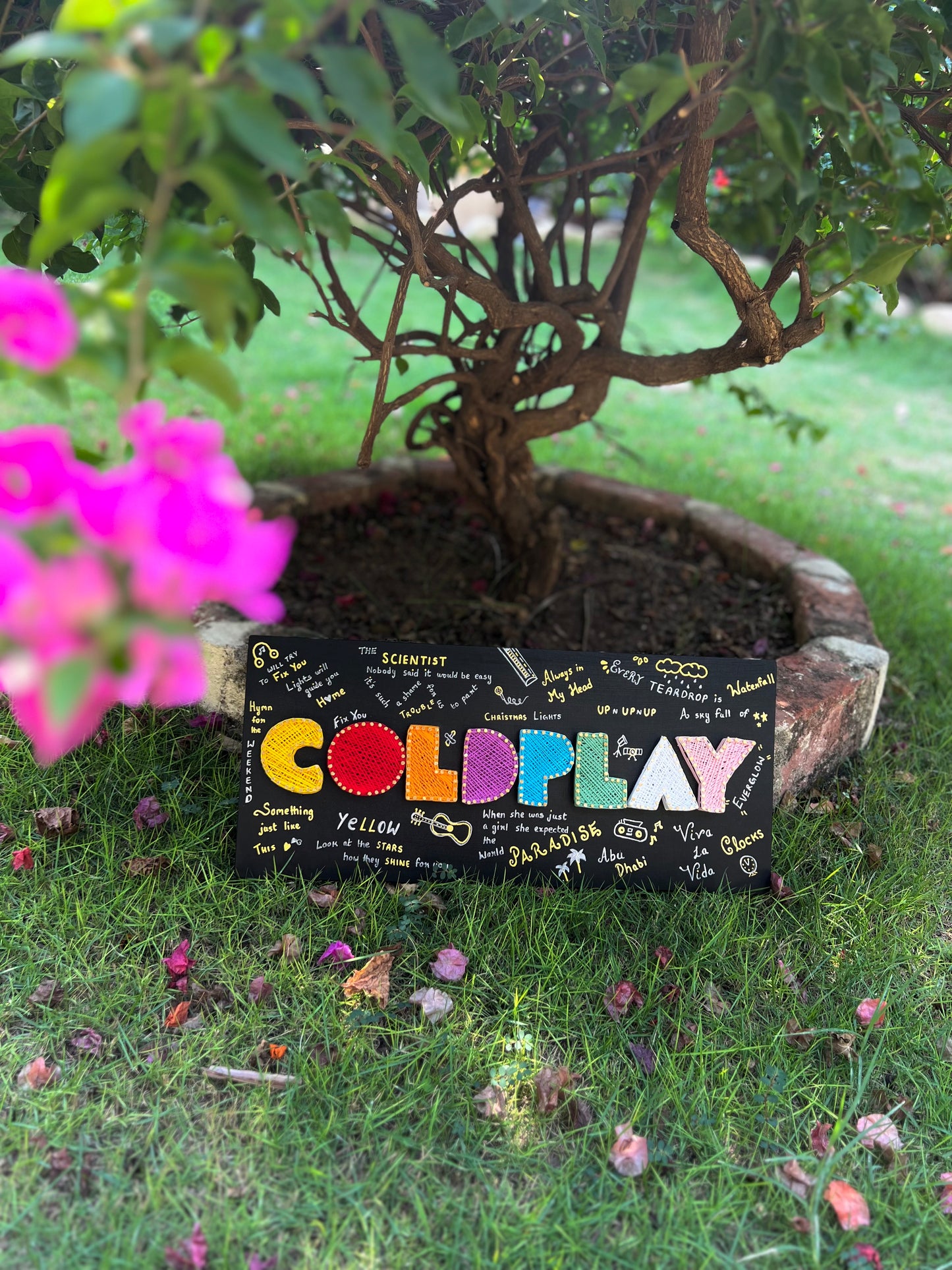 Coldplay String Art