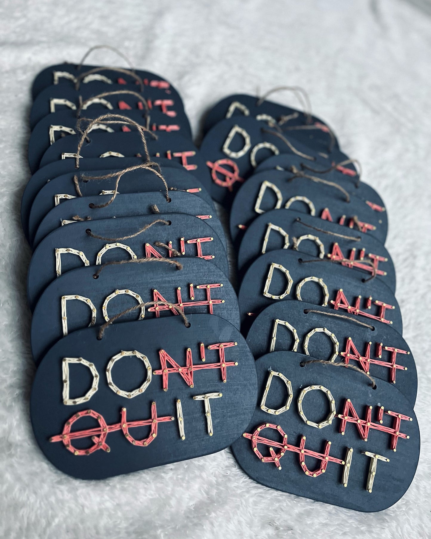Don't Quit Return Gifts String Art