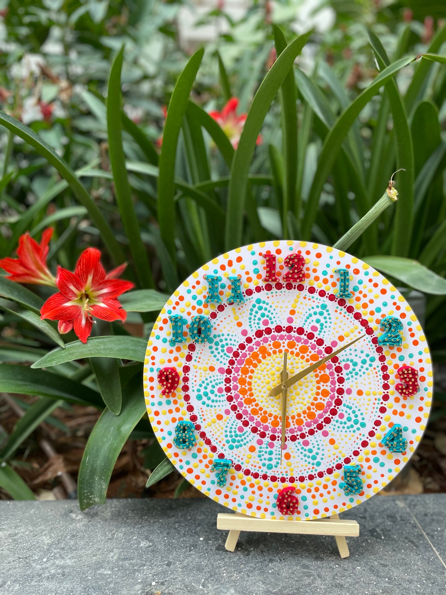 Mandala Clock String Art