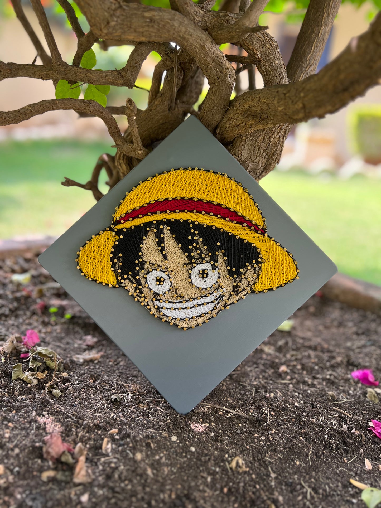 Luffy: Straw Hat String Art