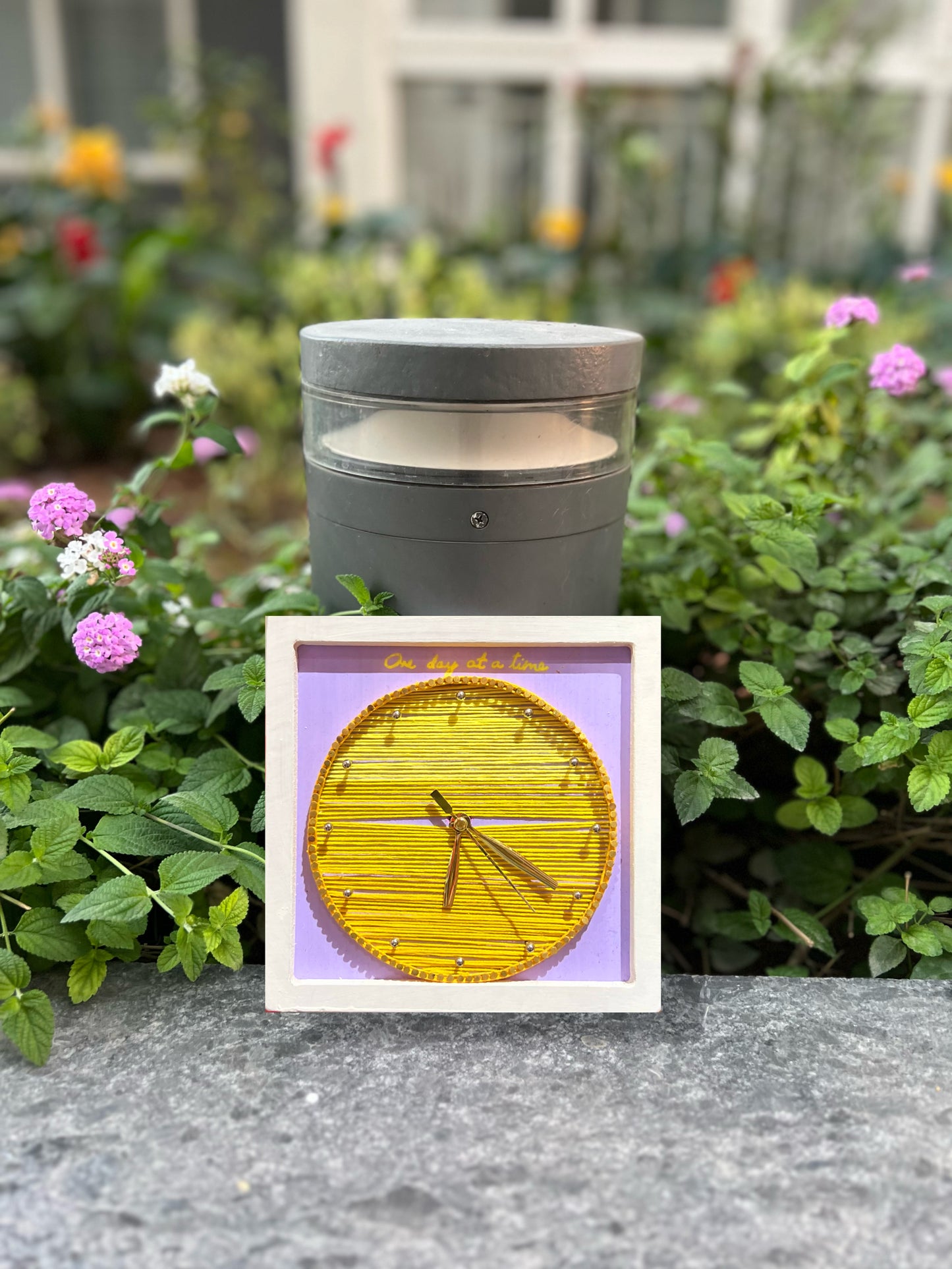 Clock Small String Art