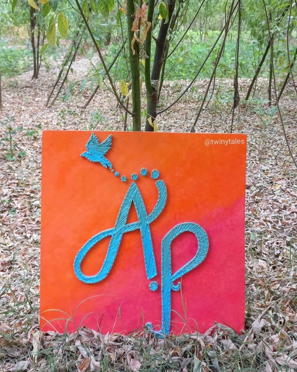 Initials Logo Big String Art