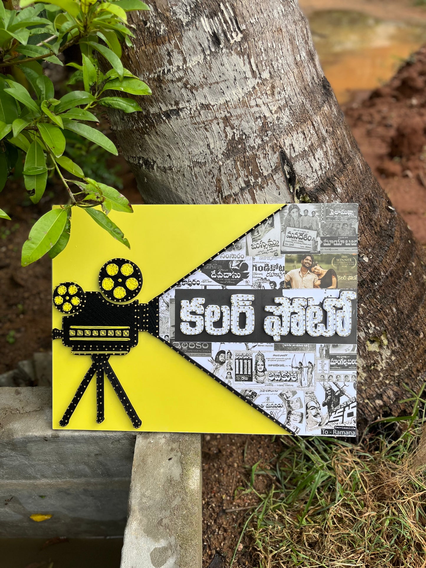 Color Photo Telugu Movie String Art