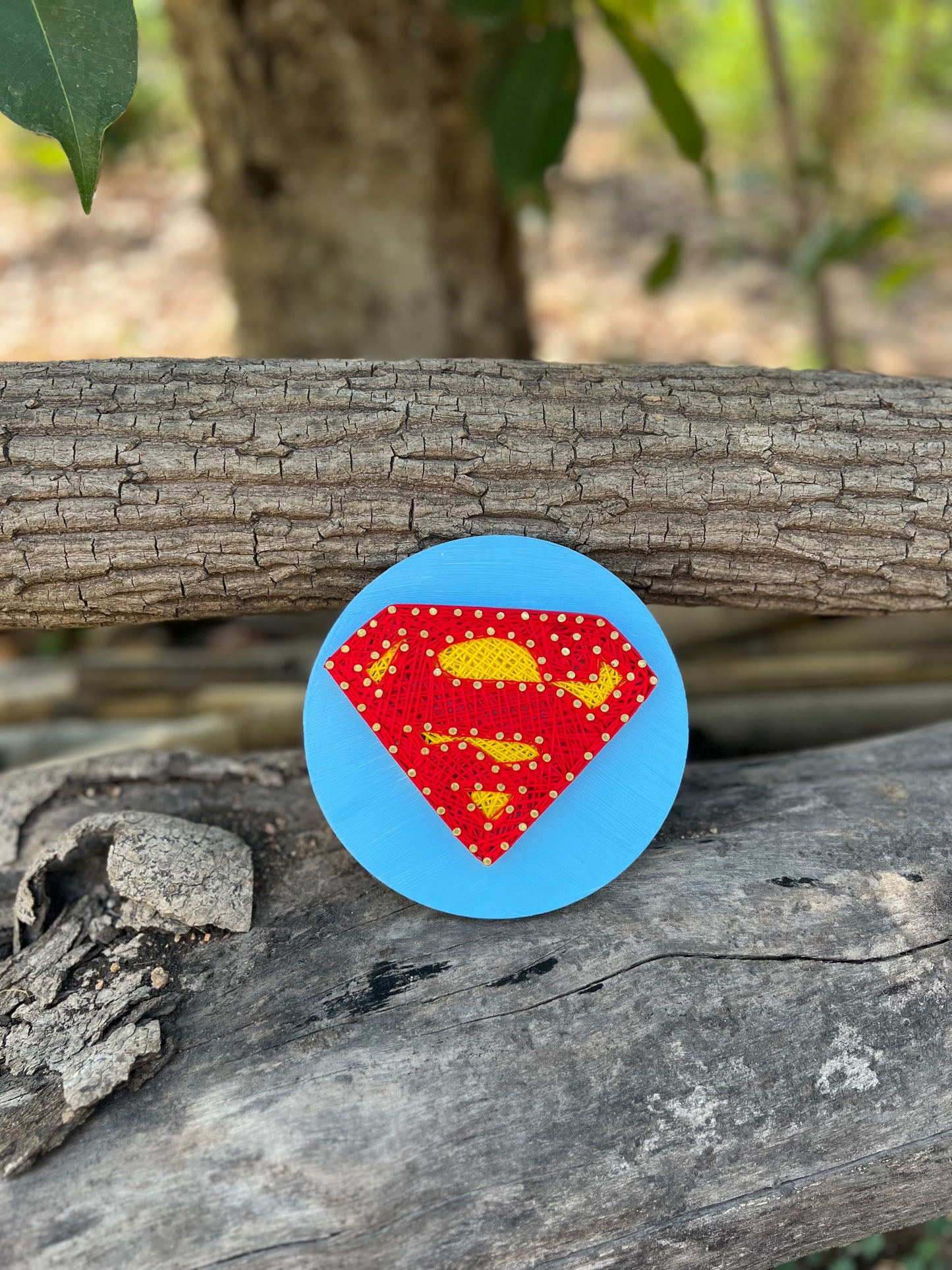Superman String Art