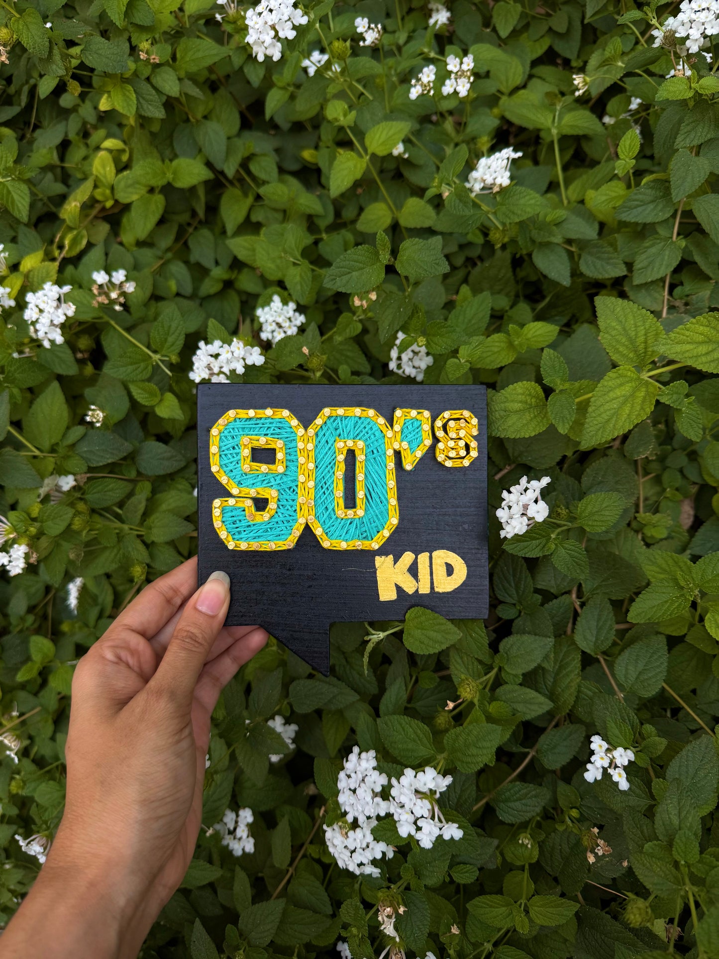 90's Kid String Art