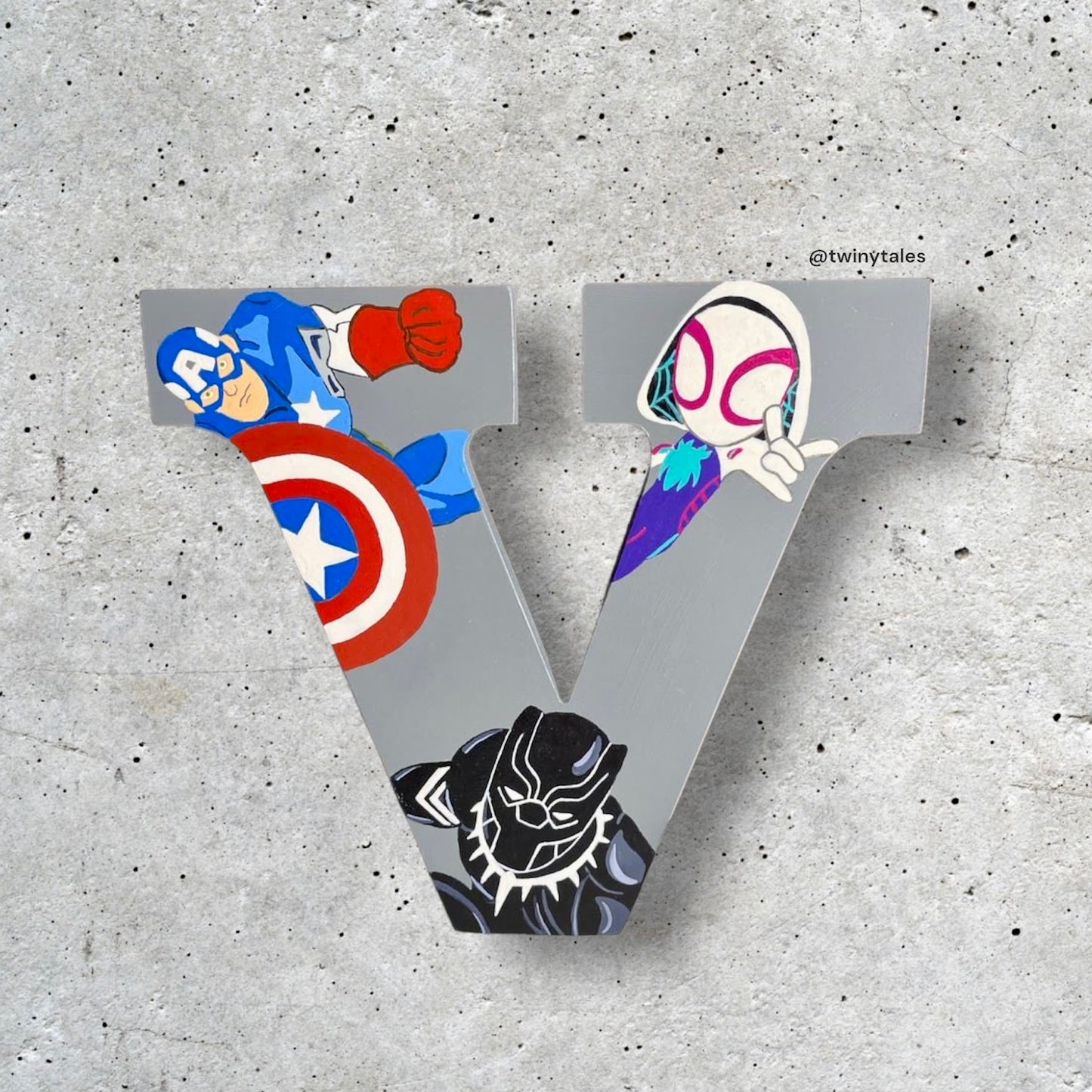 Hand Painted Alphabets