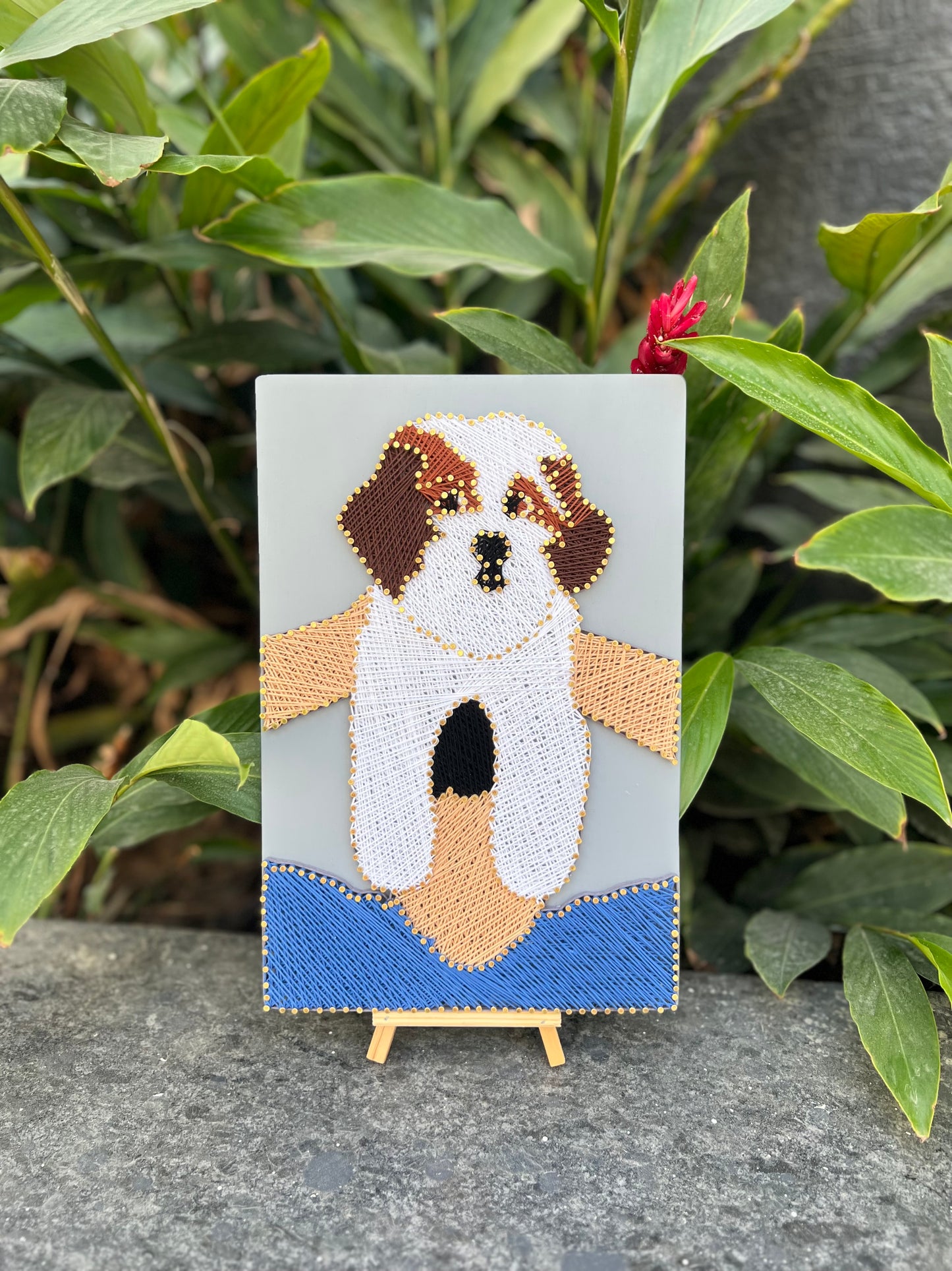 Shihtzu Pet Portrait String Art