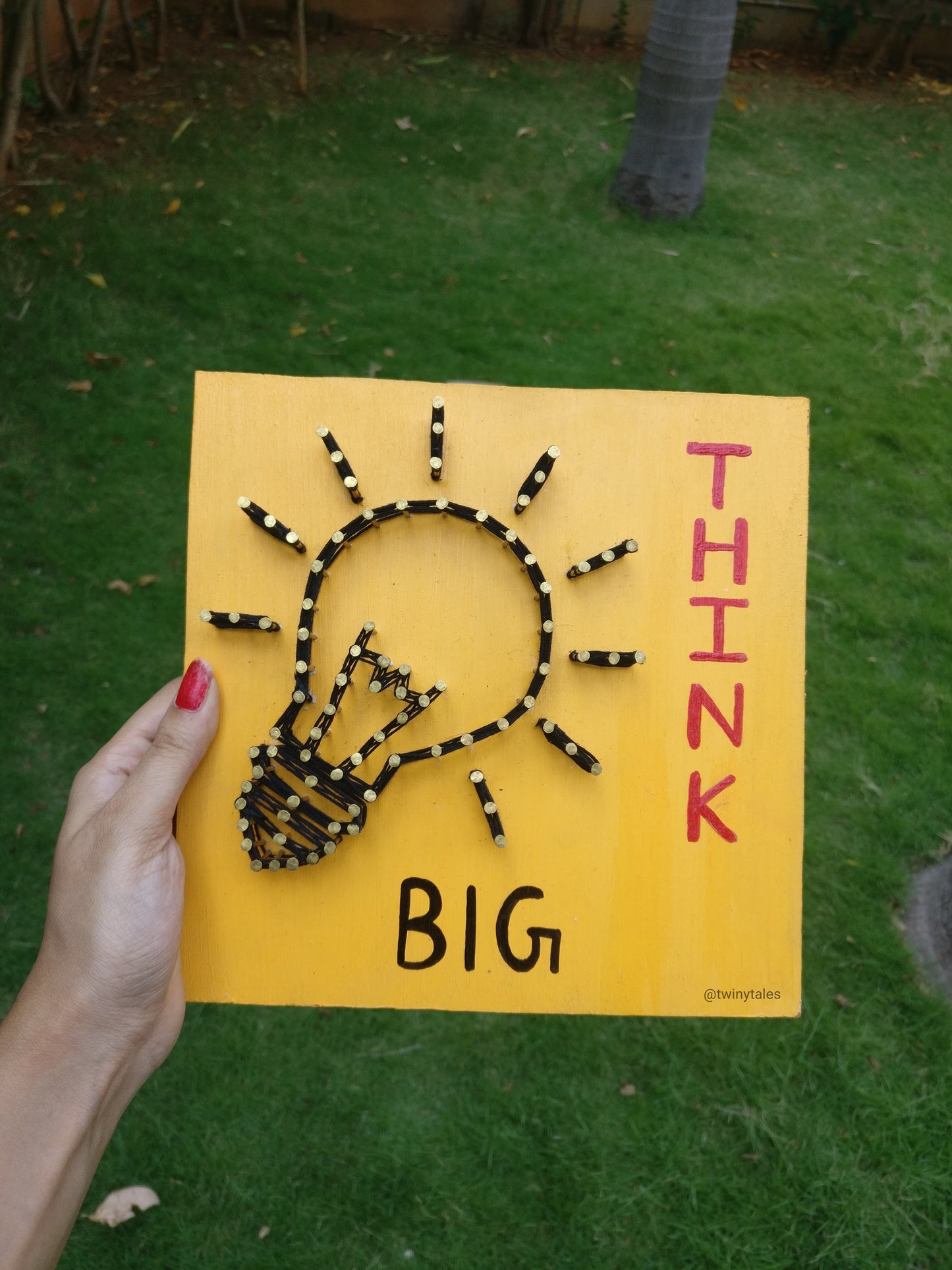 Think Big String Art