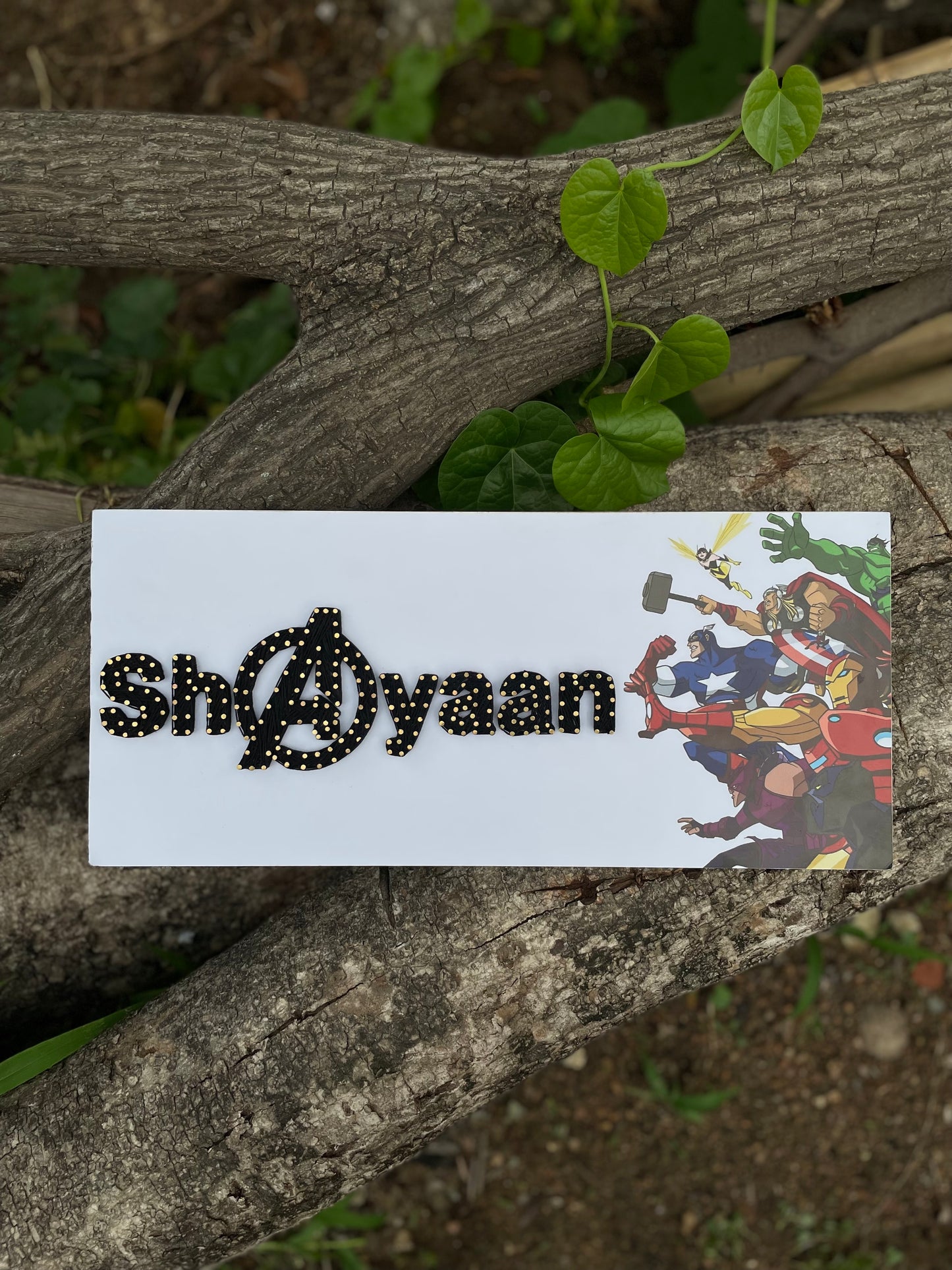 Avengers Themed Names String Art