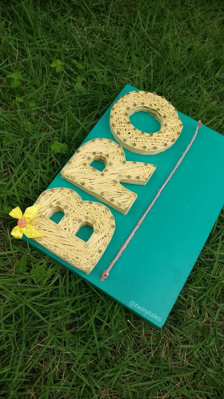 Bro Sis String Art