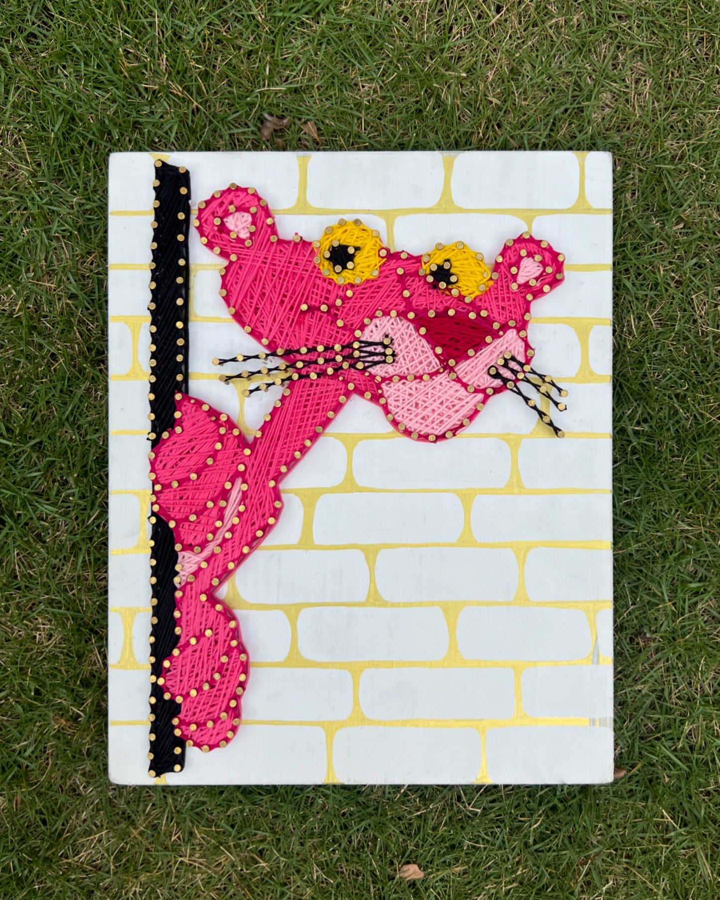 Pink Panther String Art