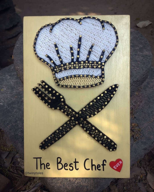 The Best Chef String Art