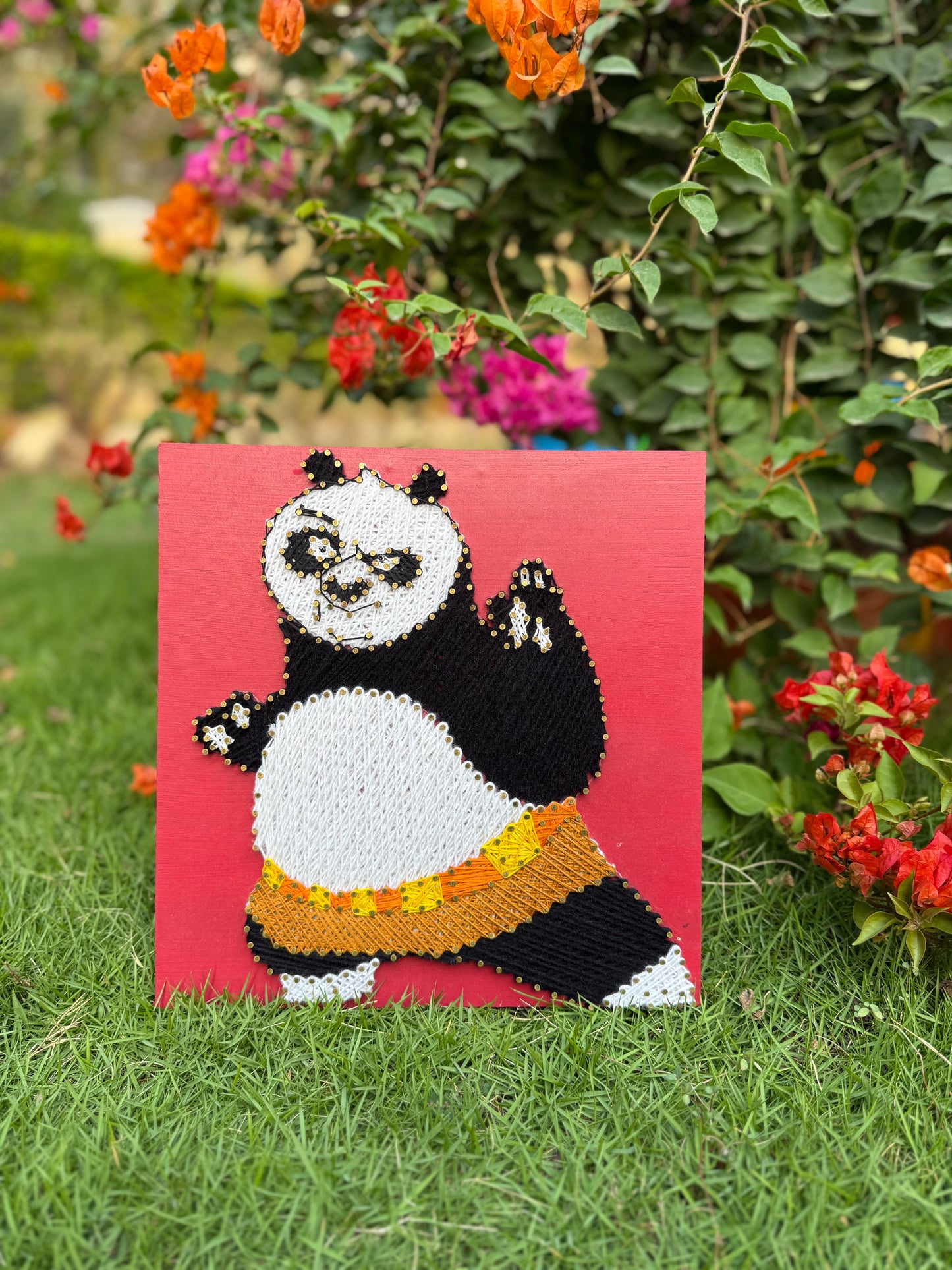 Kung Fu Panda String Art