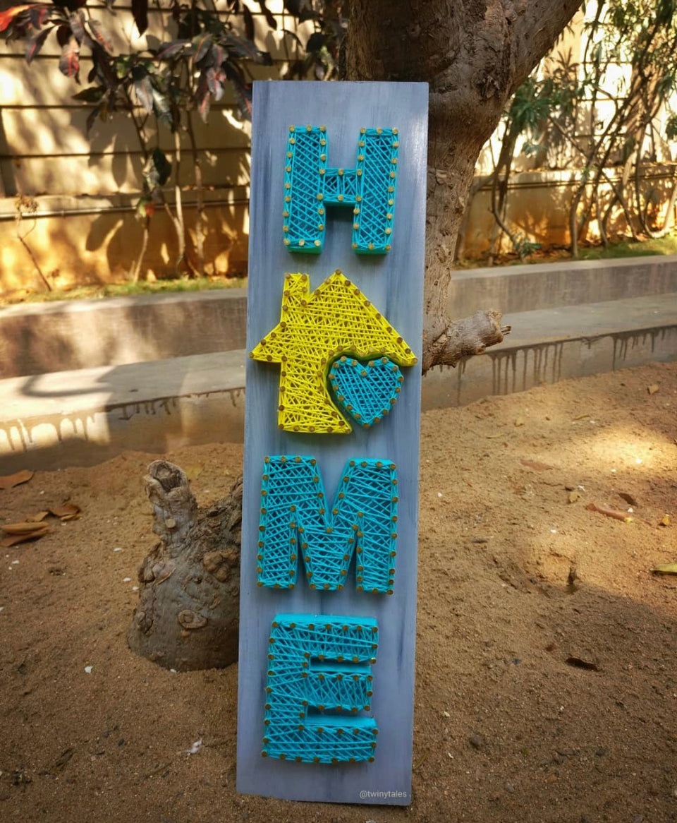 Home Vertical String Art